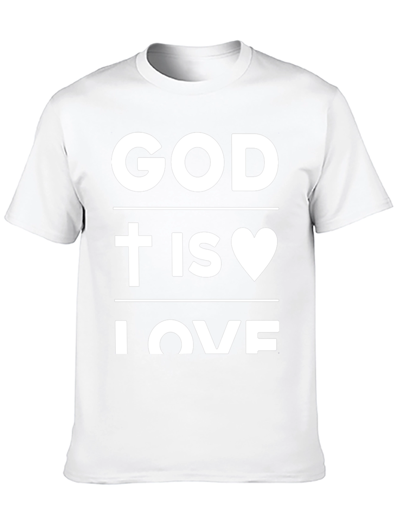 God is Love Graphic Tee - Christian Apparel