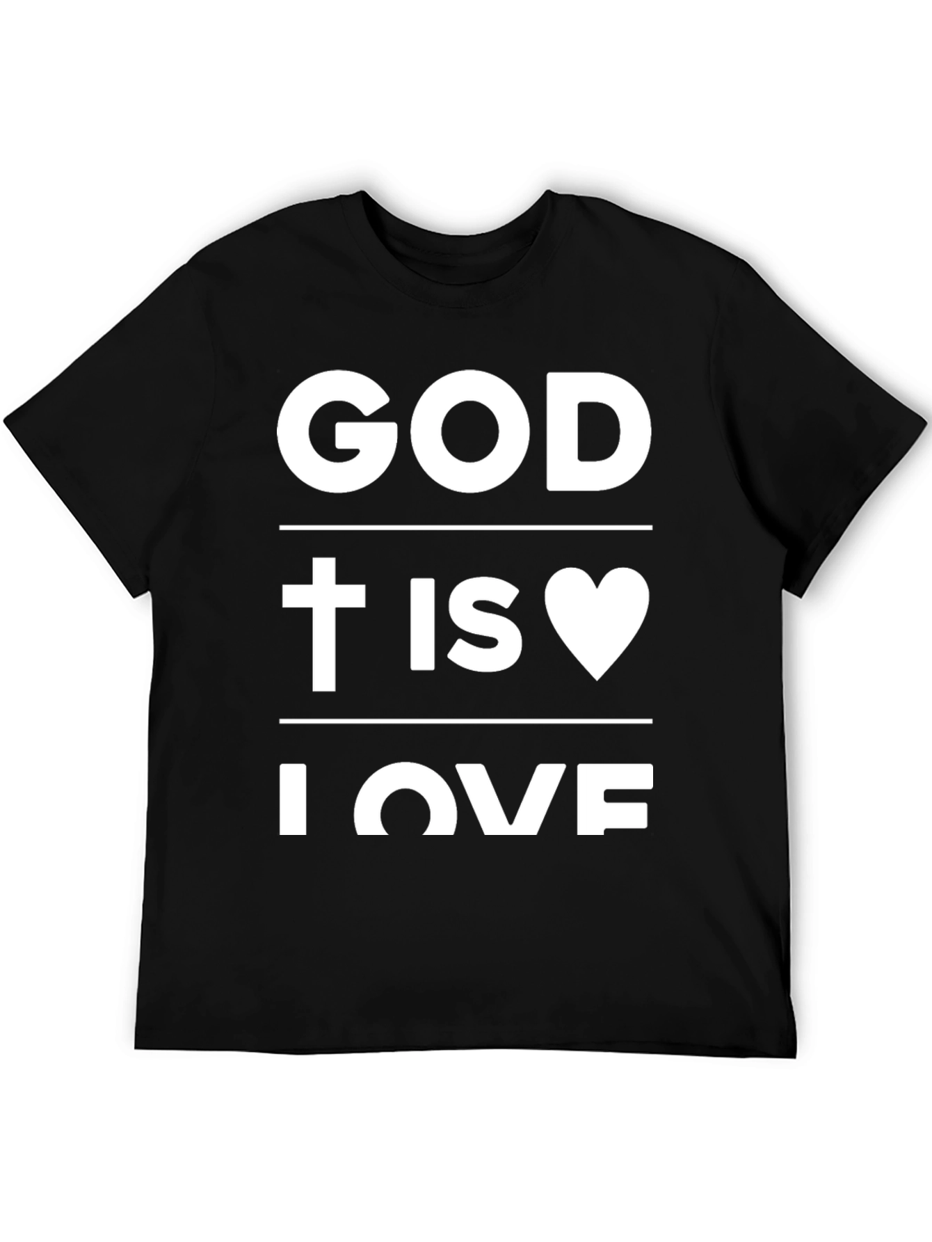 God is Love Graphic Tee - Christian Apparel