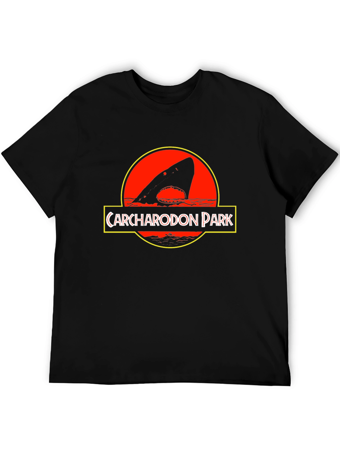 Carcharodon Park Graphic T-Shirt - Shark Parody Tee