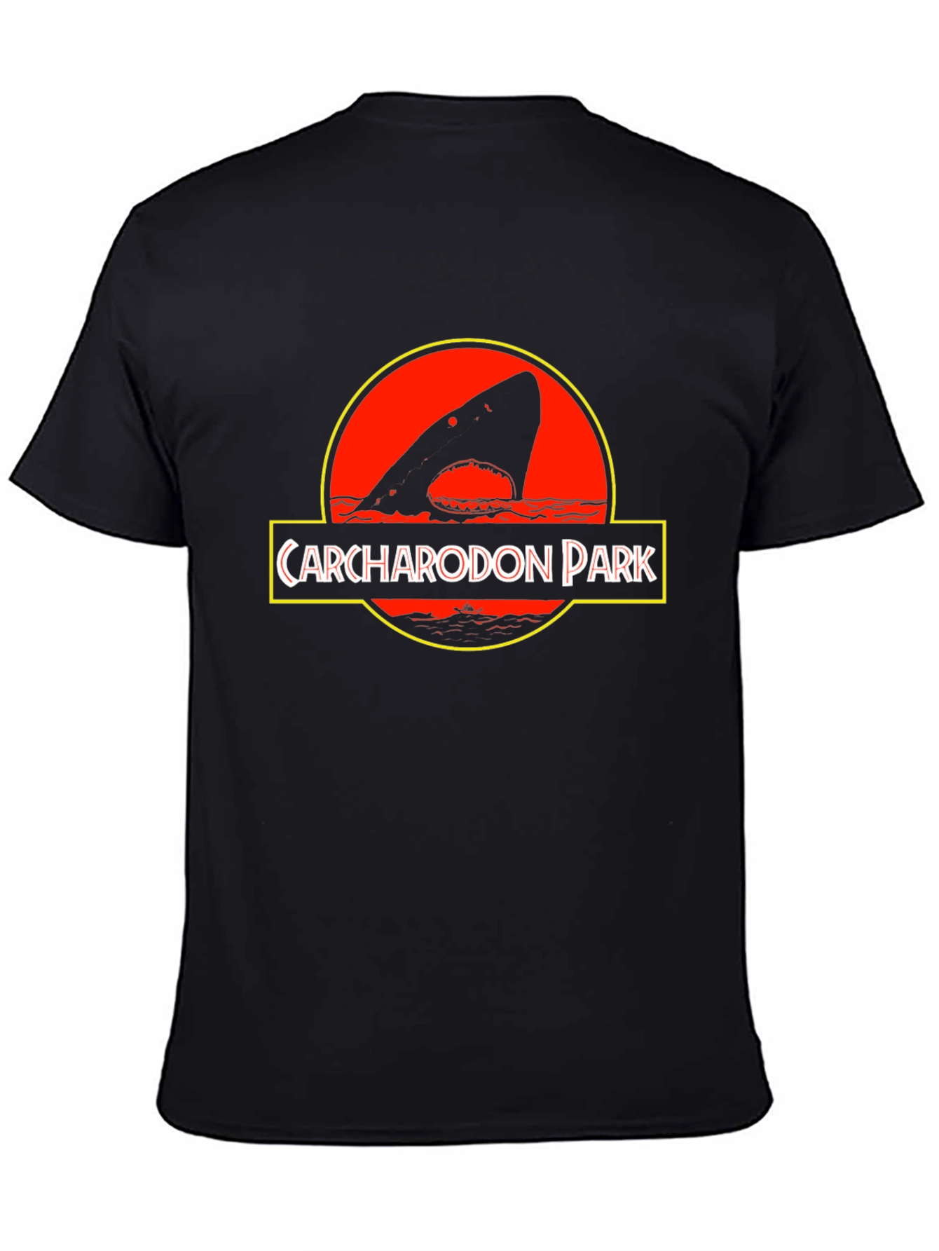 Carcharodon Park Graphic T-Shirt - Shark Parody Tee