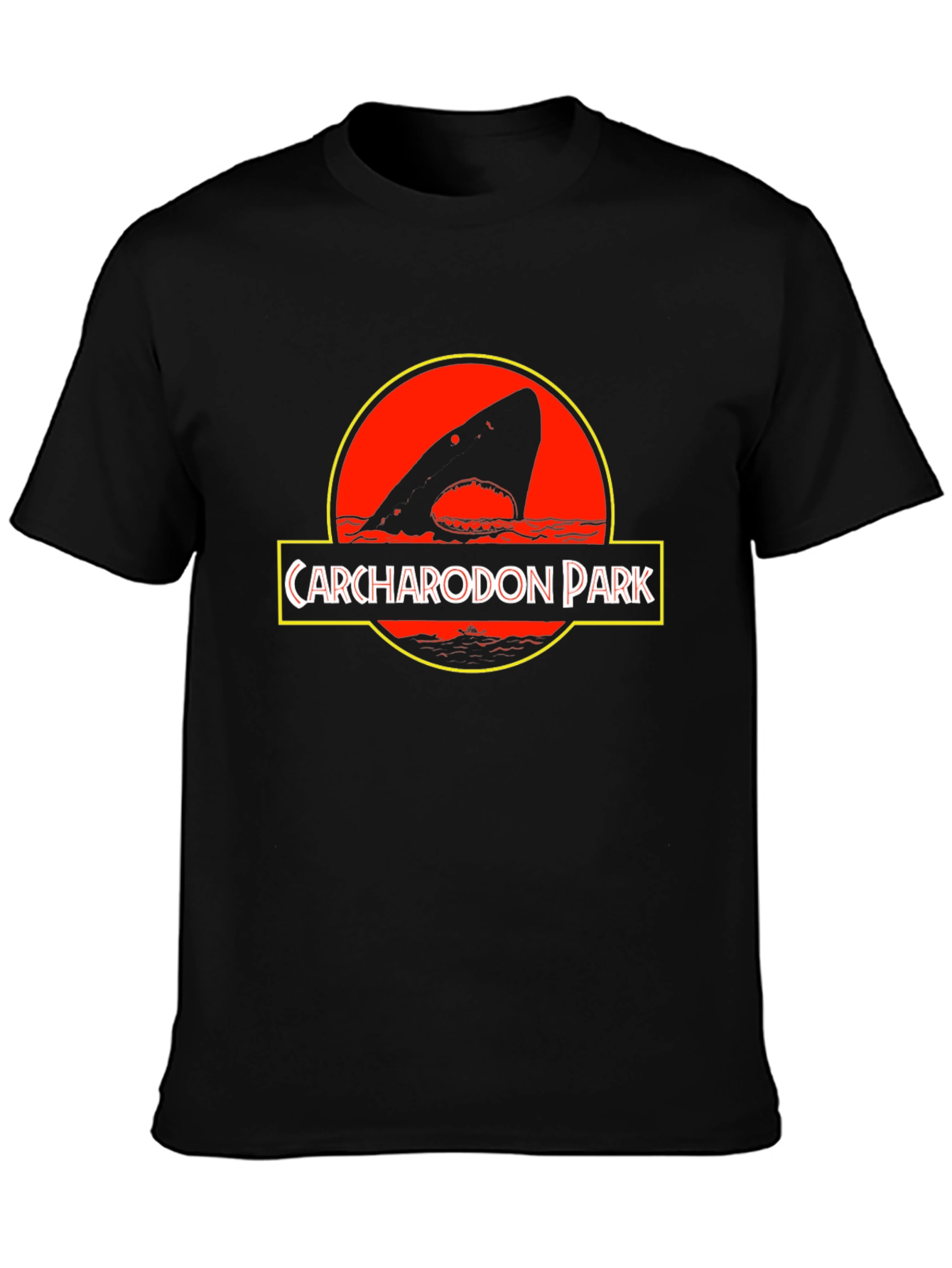 Carcharodon Park Graphic T-Shirt - Shark Parody Tee