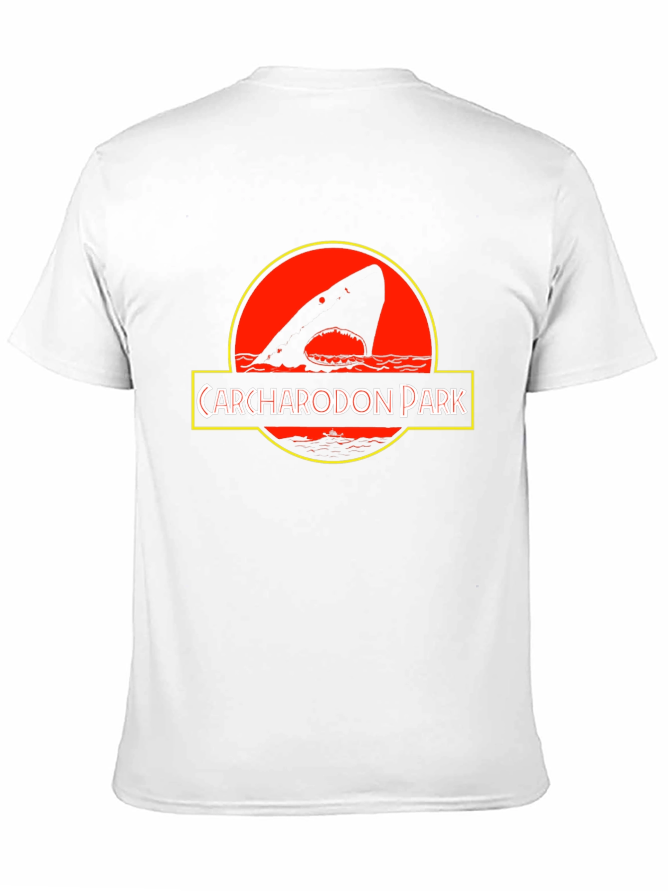 Carcharodon Park Graphic T-Shirt - Shark Parody Tee