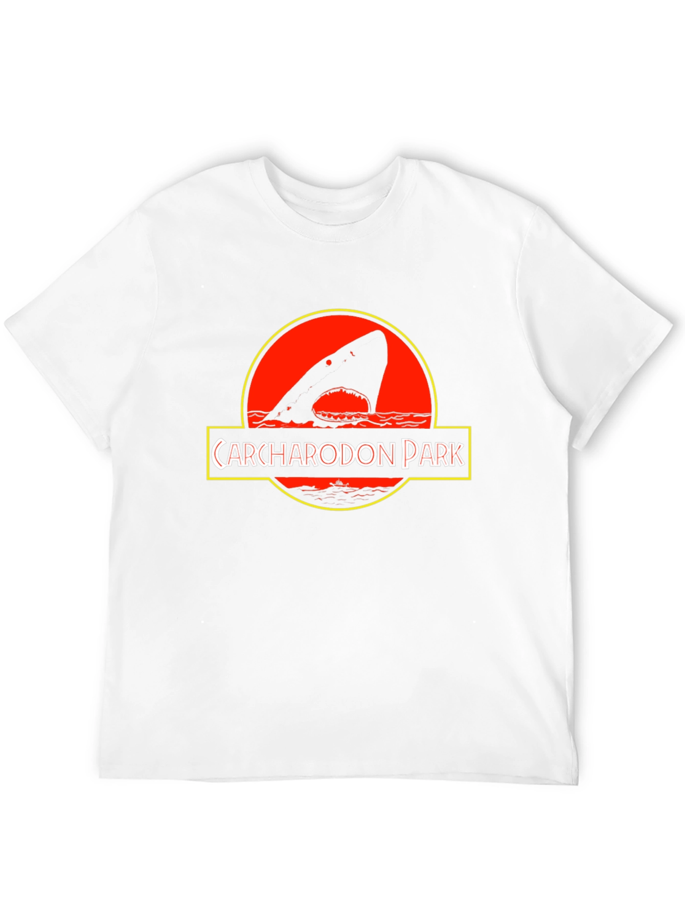Carcharodon Park Graphic T-Shirt - Shark Parody Tee