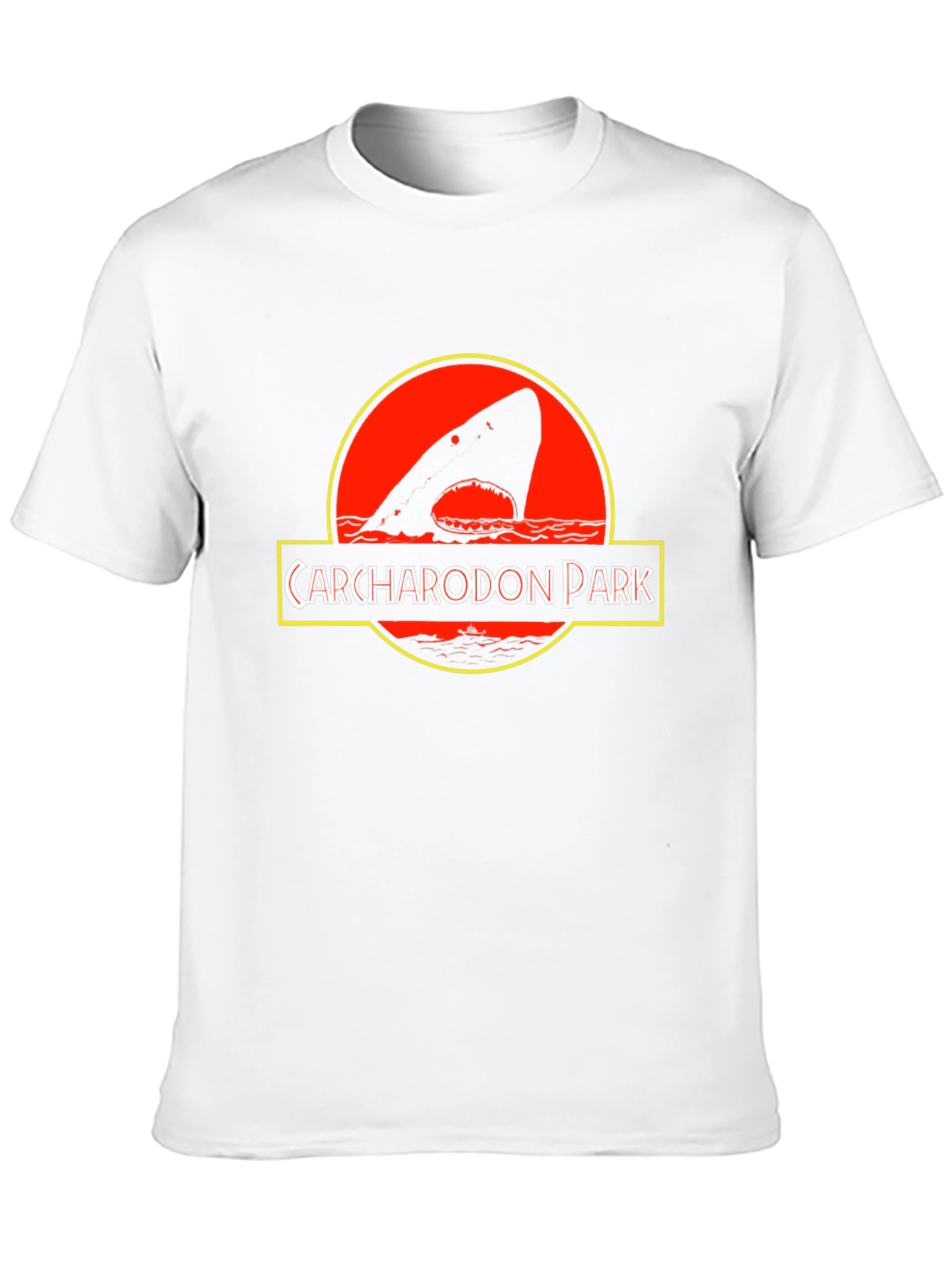 Carcharodon Park Graphic T-Shirt - Shark Parody Tee