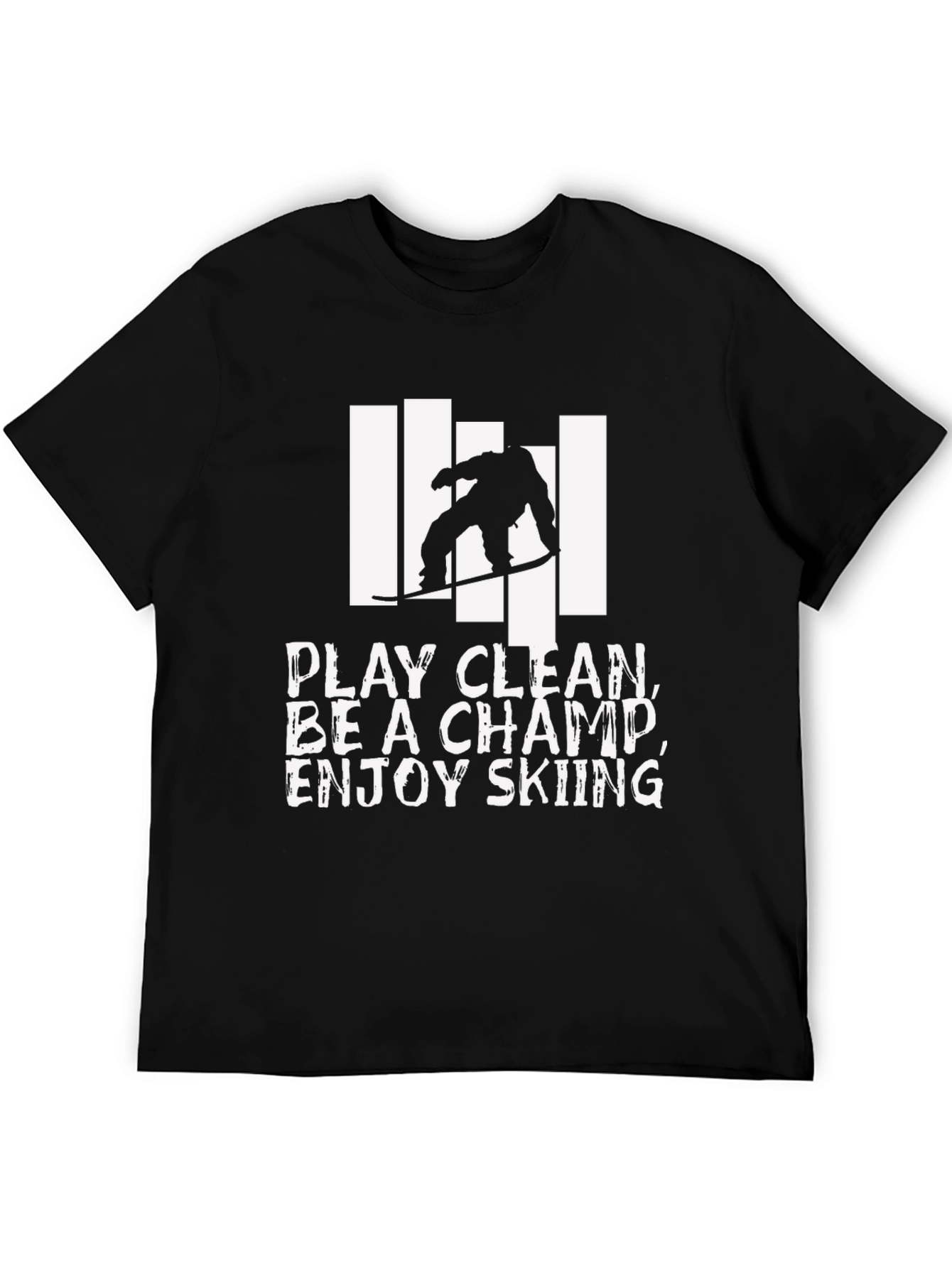 Skiing Champ Graphic Tee