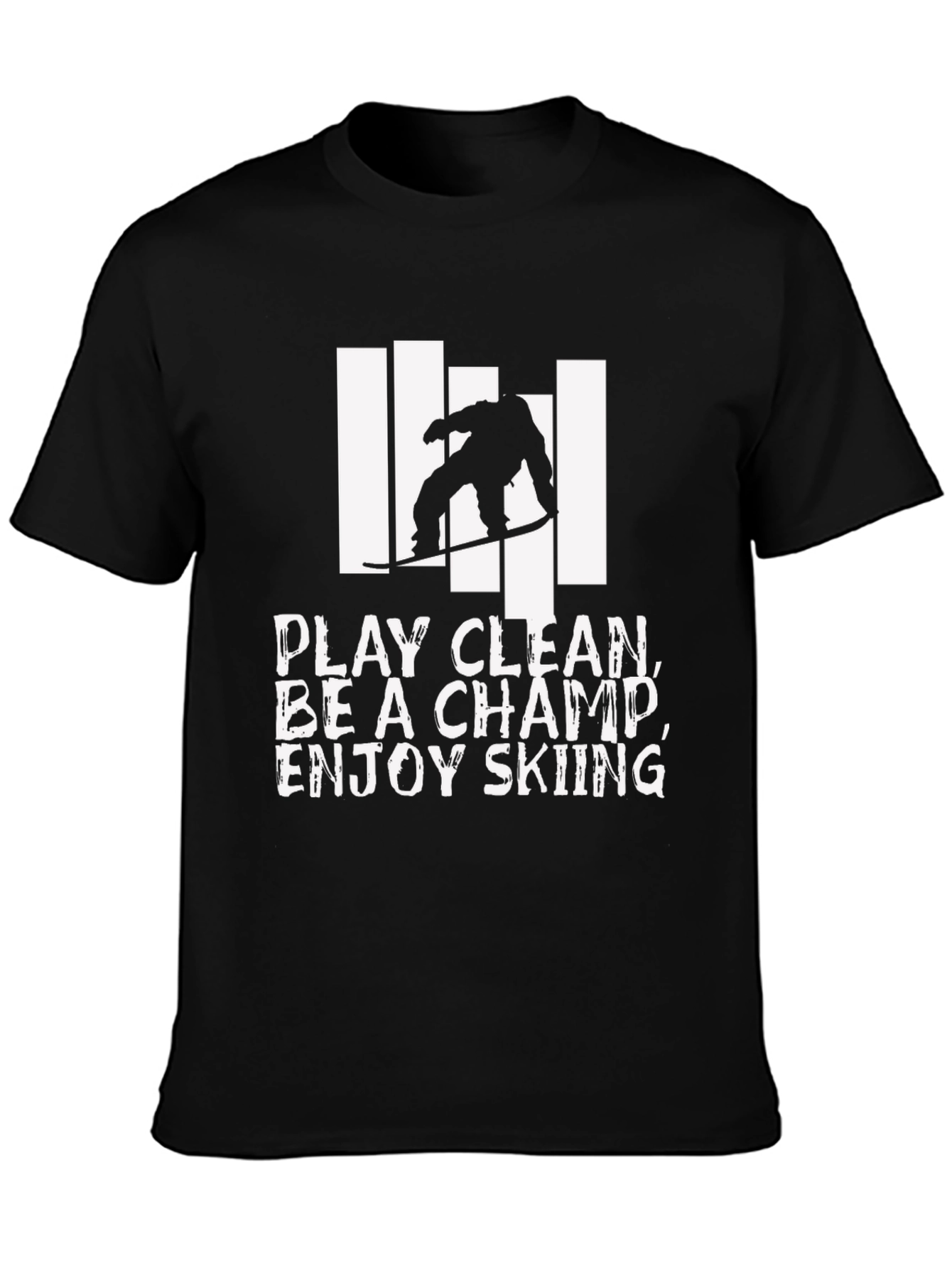 Skiing Champ Graphic Tee
