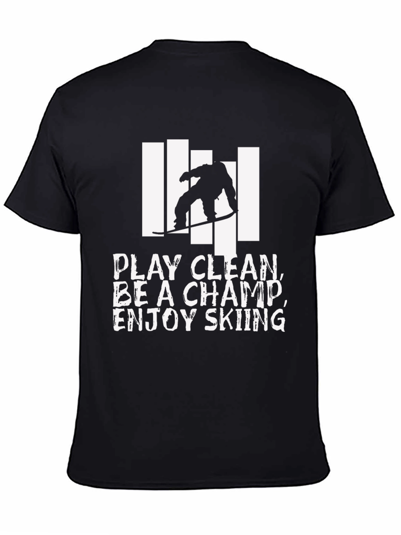 Skiing Champ Graphic Tee