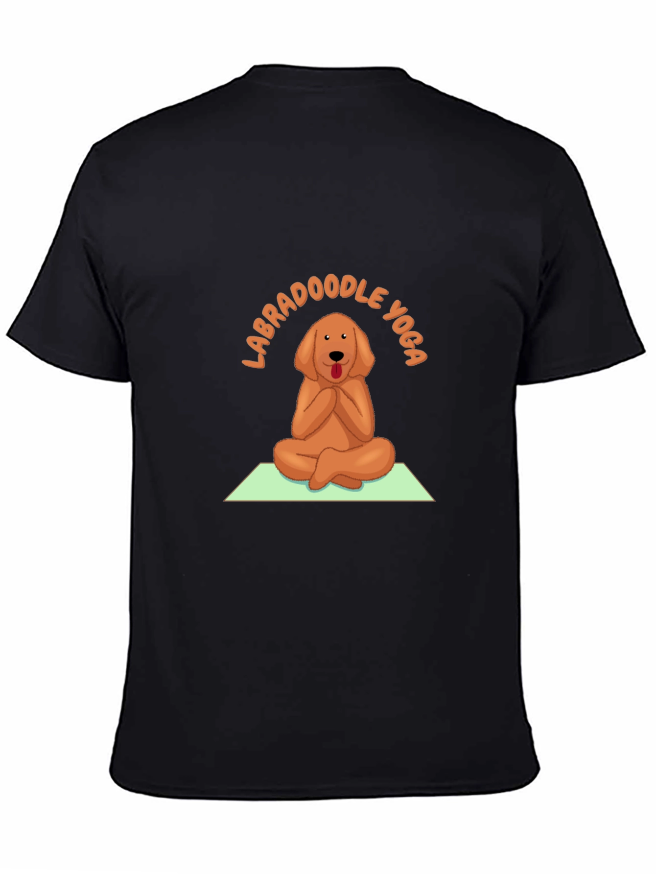 Labradoodle Yoga T-Shirt - Meditating Dog Tee
