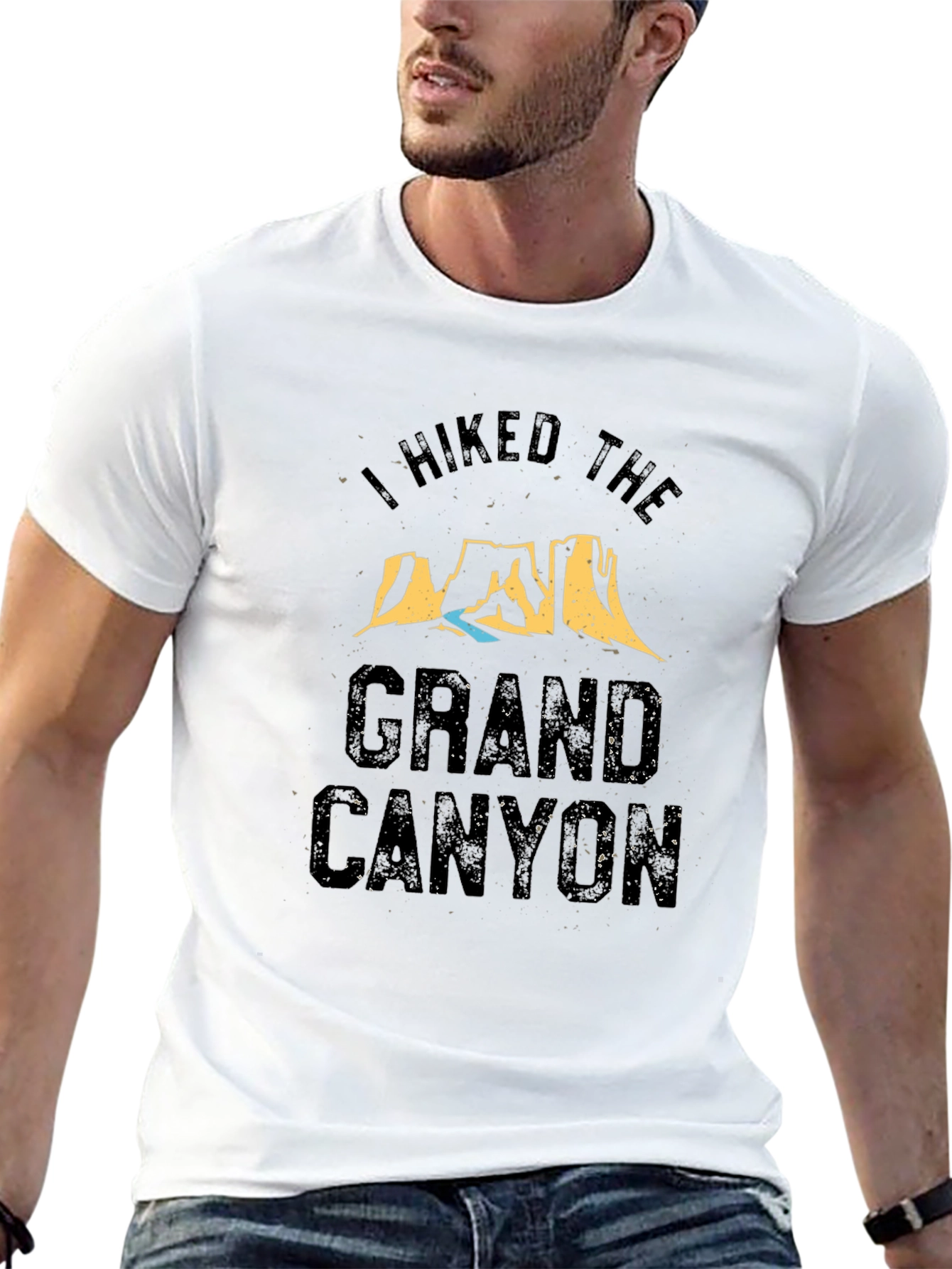 I Hiked the Grand Canyon Black Tee