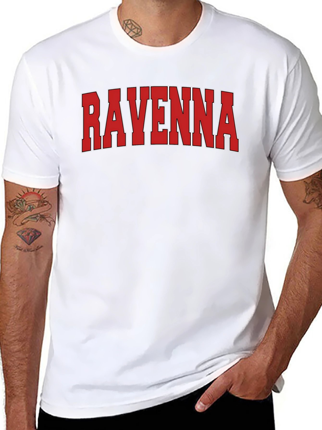 Ravenna T-Shirt - Bold Collegiate Style Tee