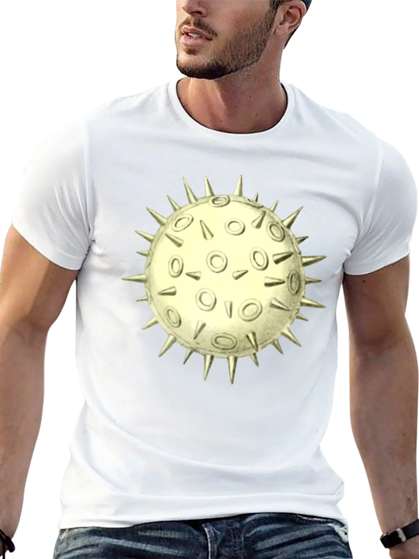 Spiky Orb Graphic T-Shirt