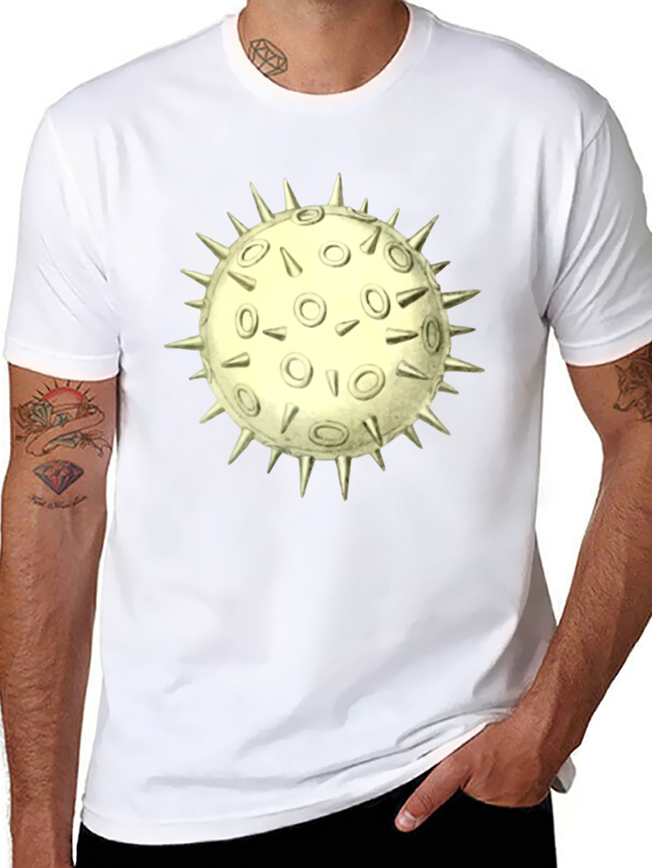 Spiky Orb Graphic T-Shirt
