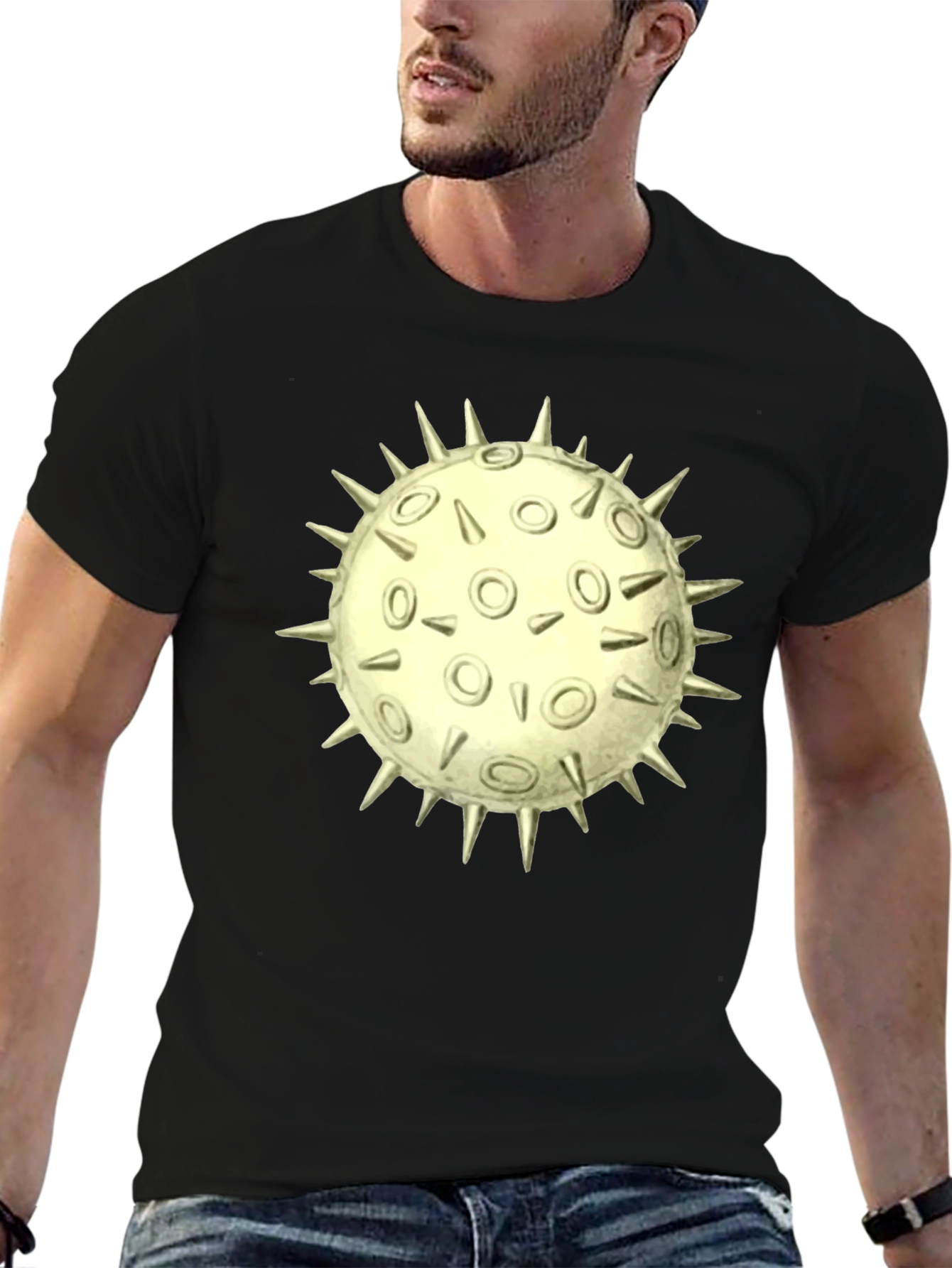 Spiky Orb Graphic T-Shirt