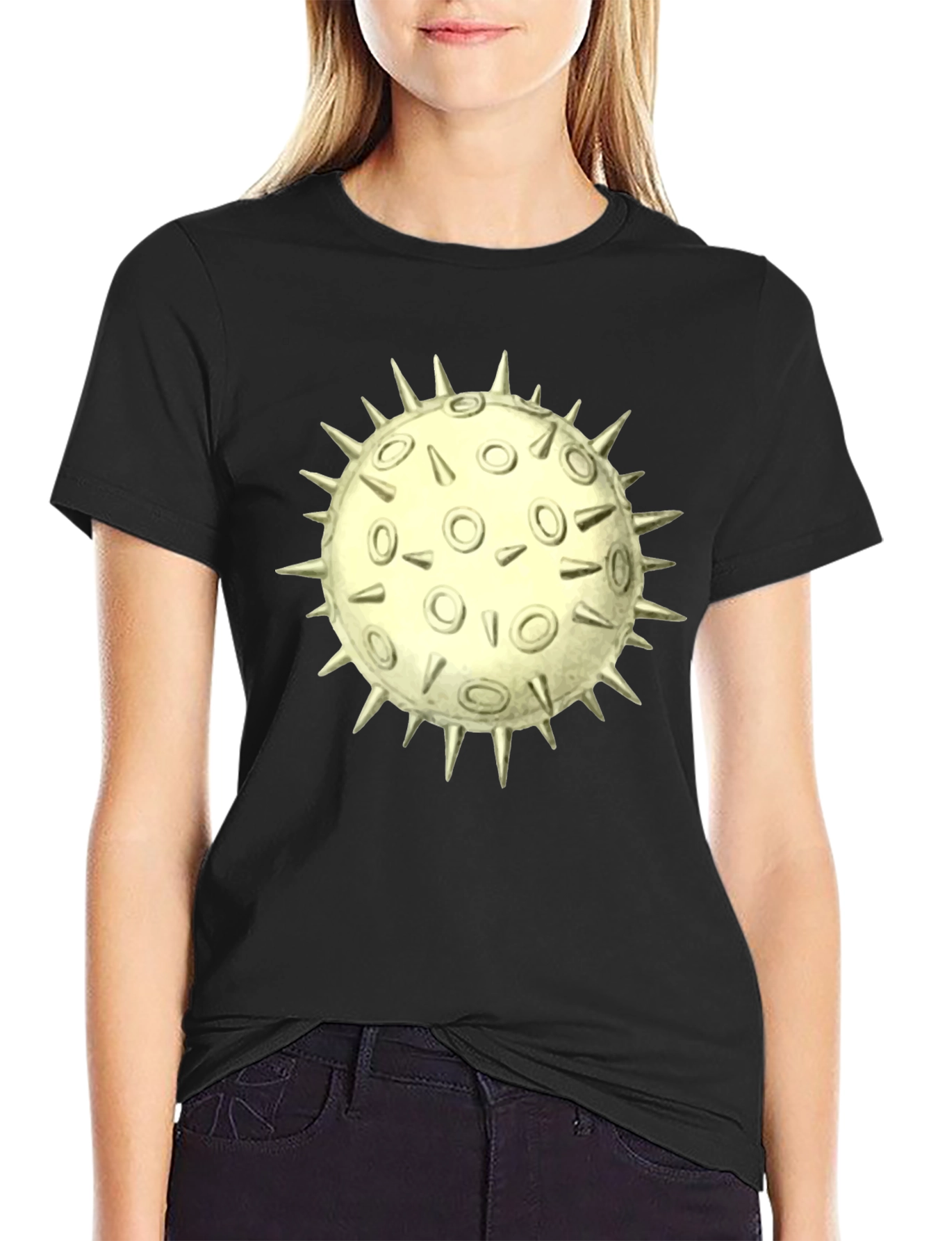 Spiky Orb Graphic T-Shirt