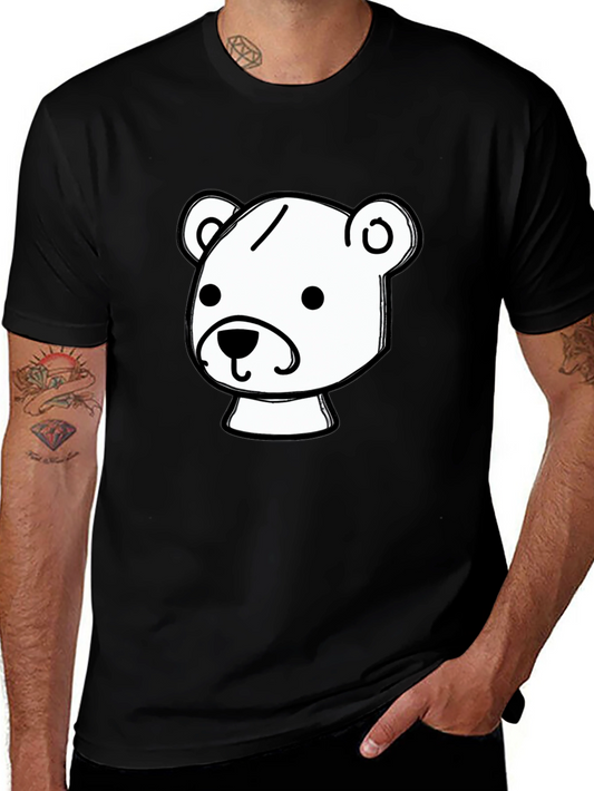 Bear Graphic Black T-Shirt