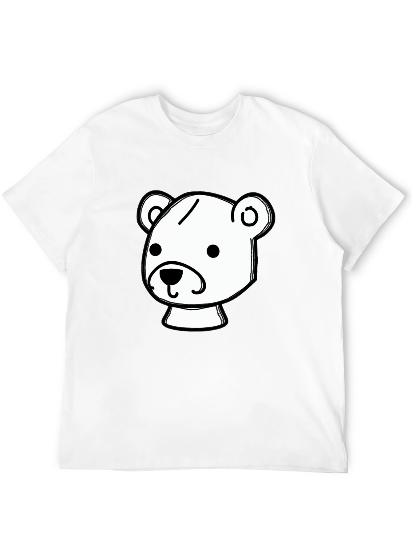 Bear Graphic Black T-Shirt