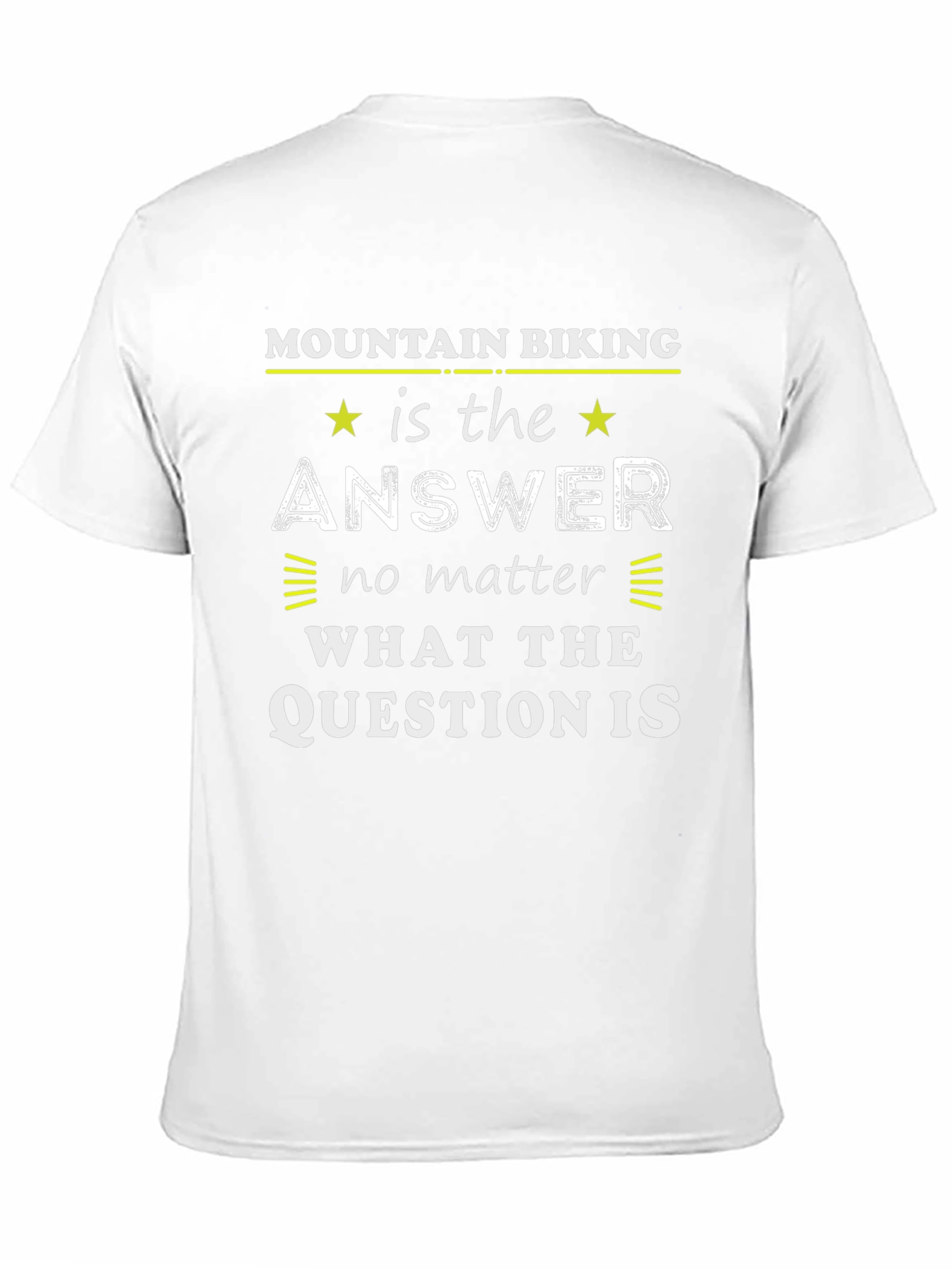 Mountain Biking Answer Tee - Unisex