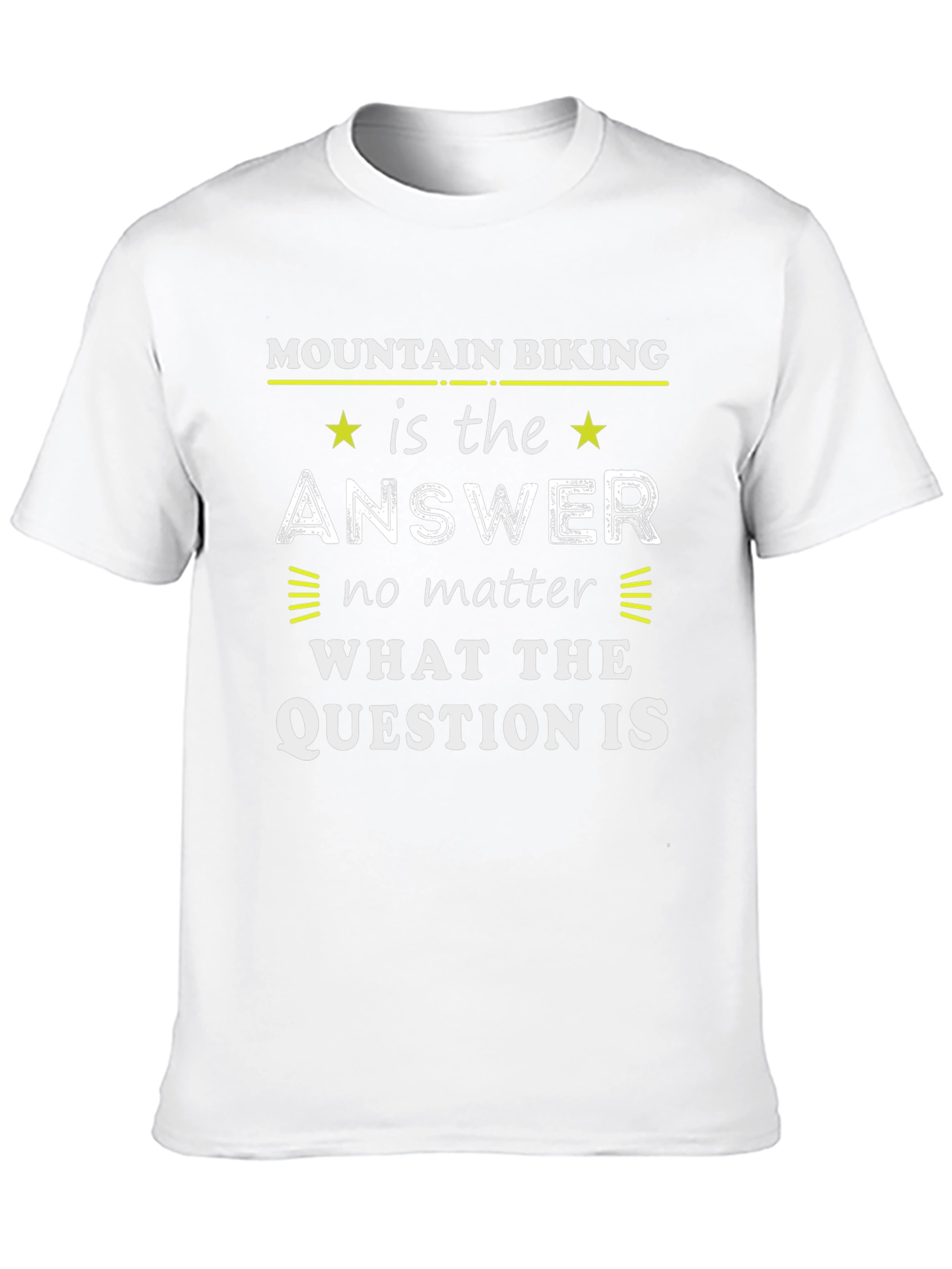 Mountain Biking Answer Tee - Unisex
