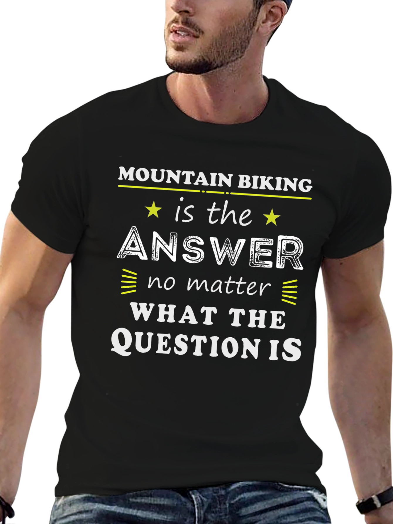Mountain Biking Answer Tee - Unisex