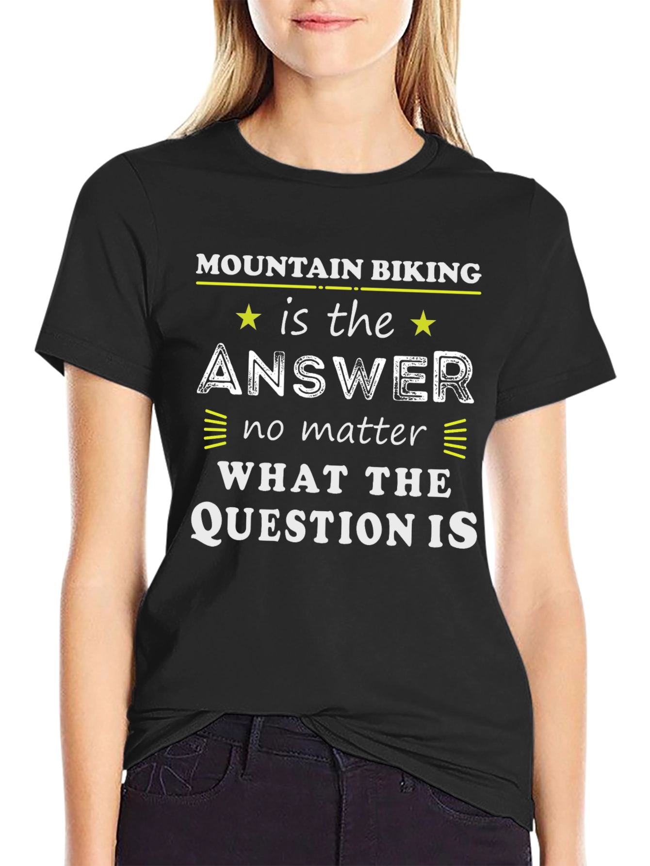 Mountain Biking Answer Tee - Unisex
