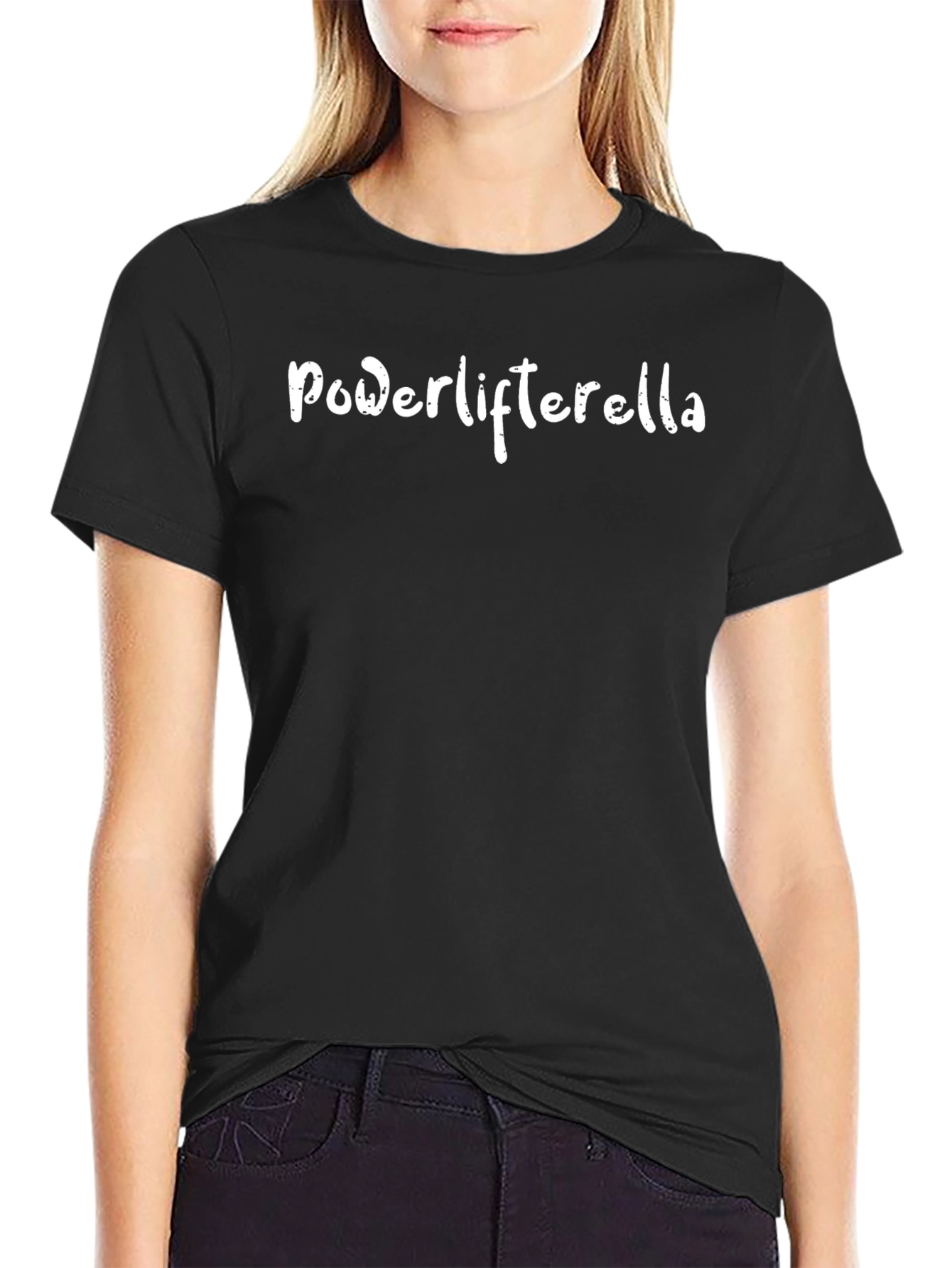 Powerlifterella Graphic T-Shirt - Black