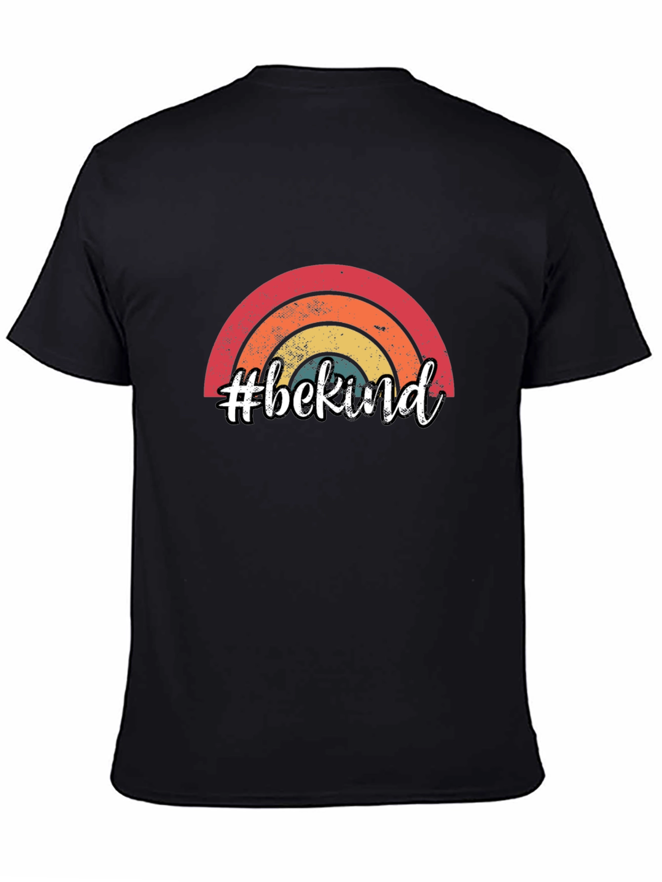 #bekind Rainbow Graphic Tee - Trendy Casual Comfort