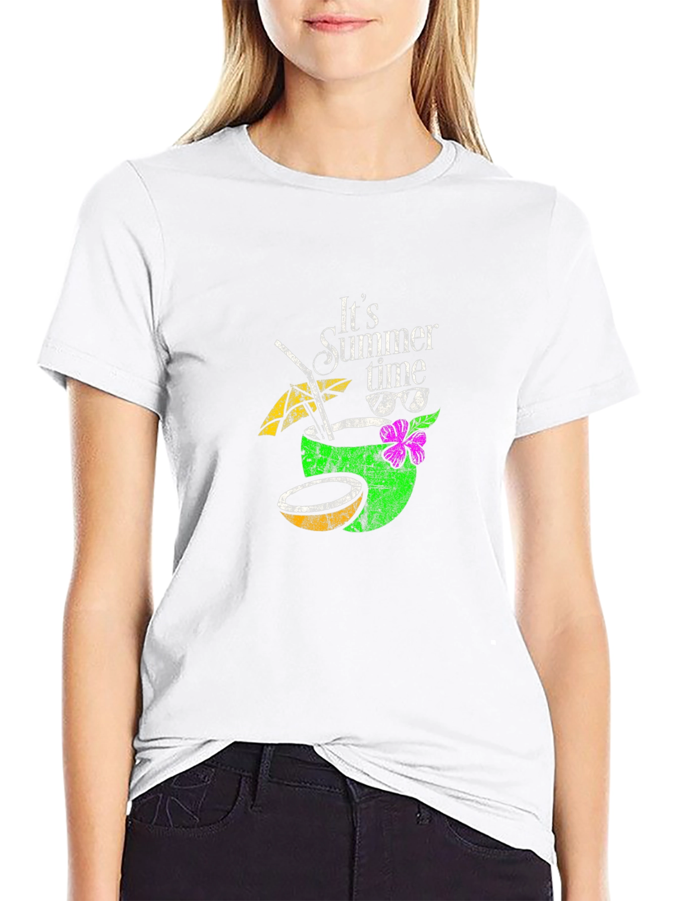 Its Summer Time Graphic Tee - Black T-Shirt
