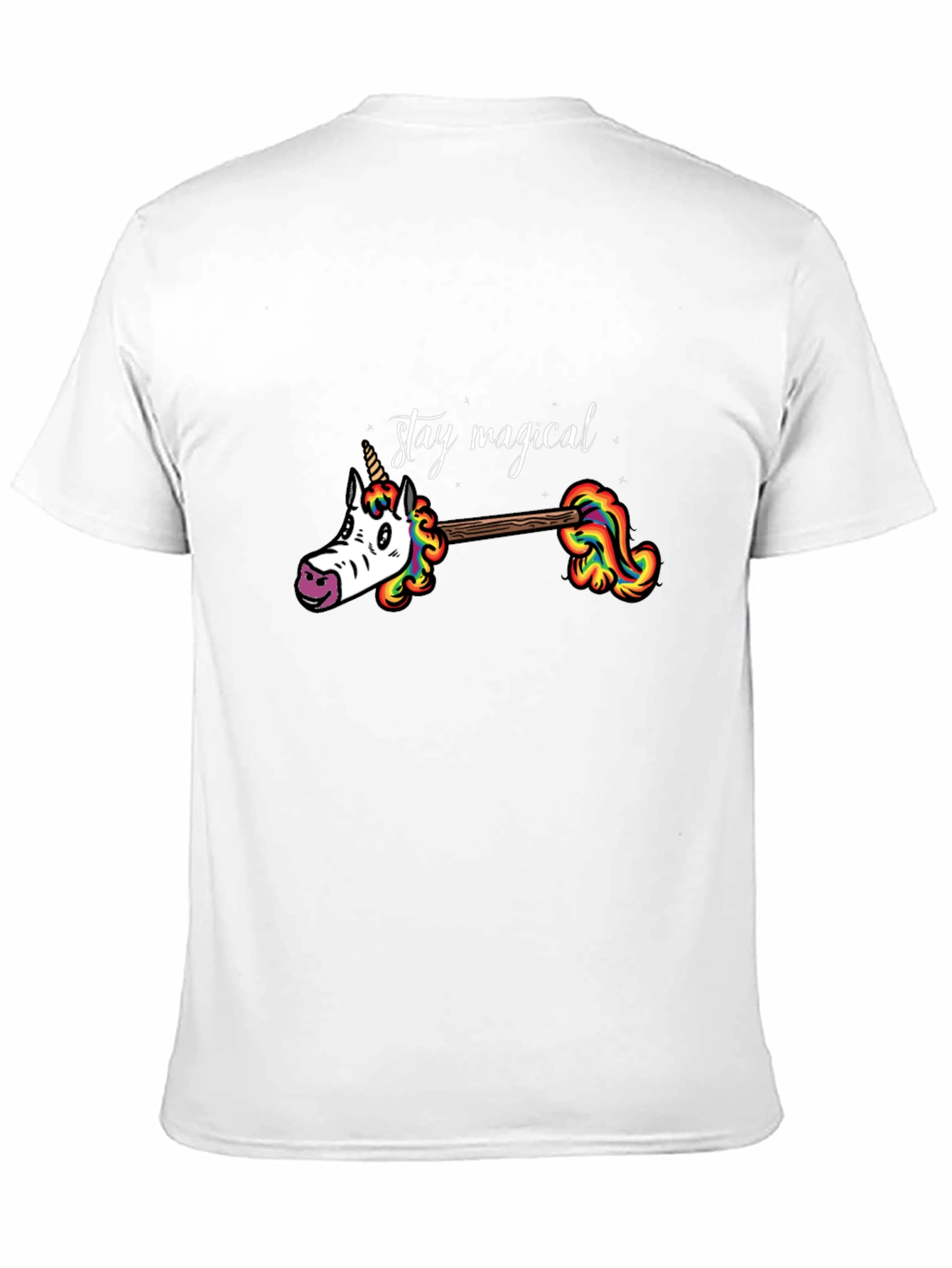 Stay Magical Unicorn Rainbow Graphic Tee