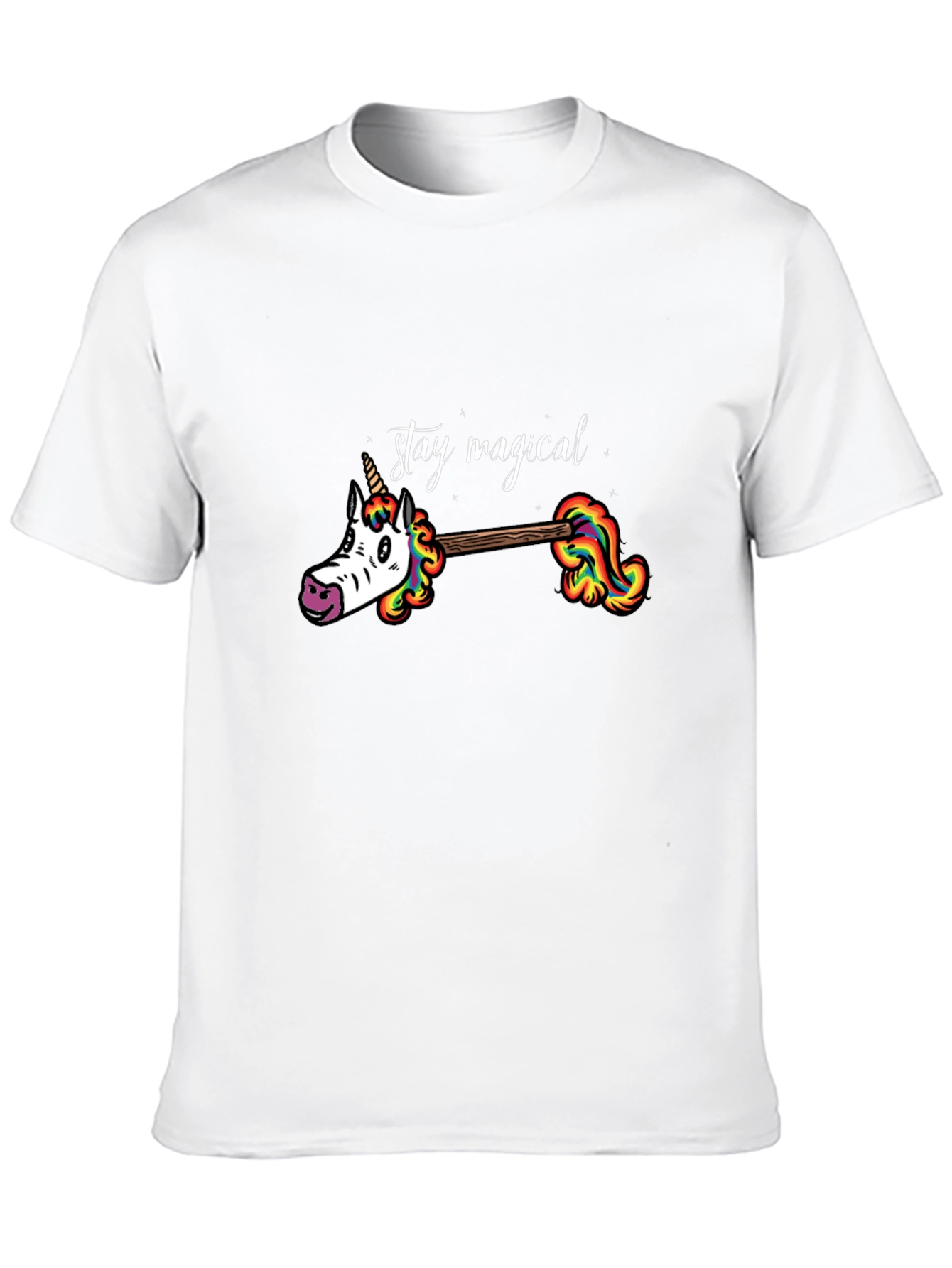 Stay Magical Unicorn Rainbow Graphic Tee