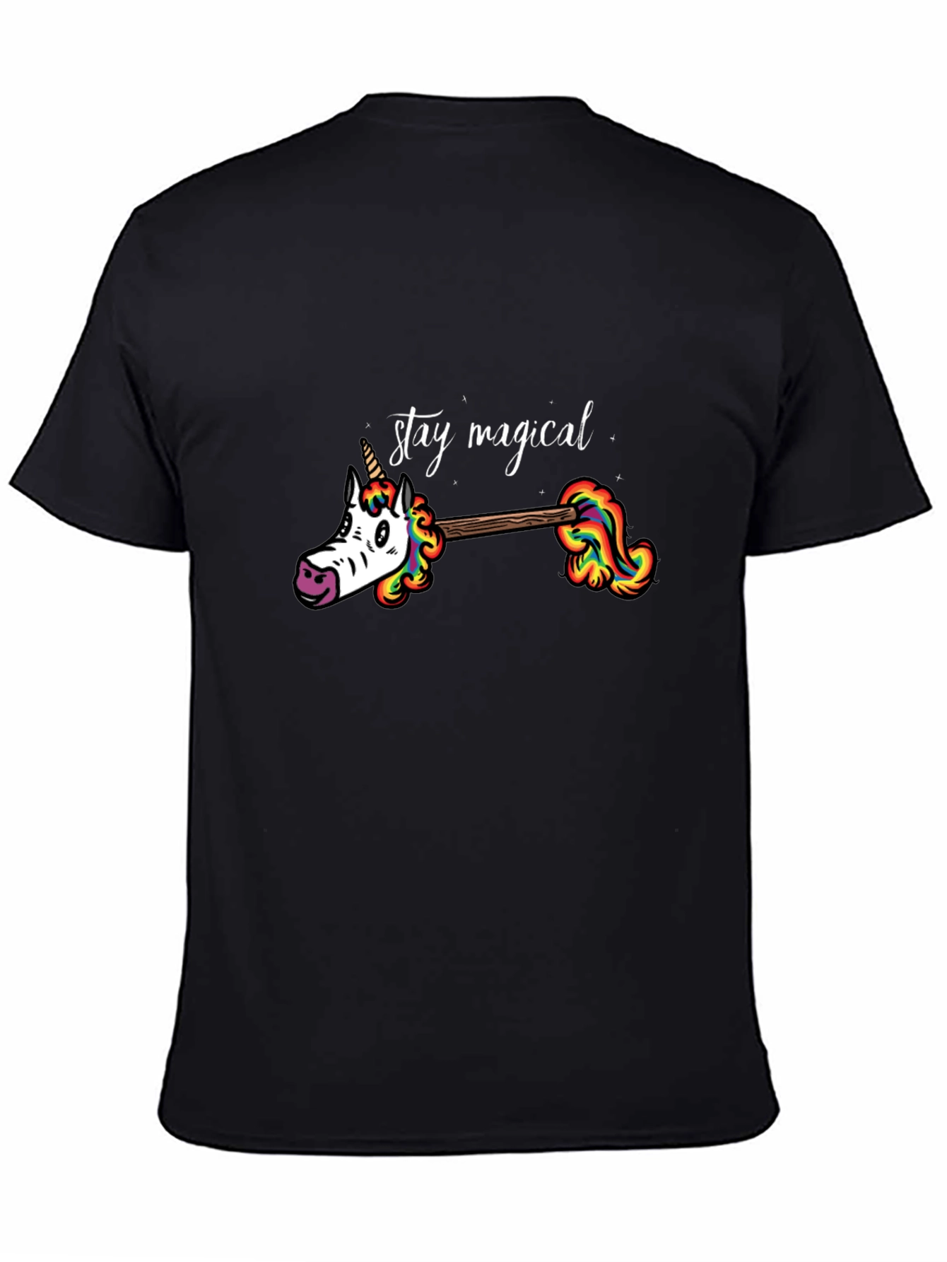 Stay Magical Unicorn Rainbow Graphic Tee
