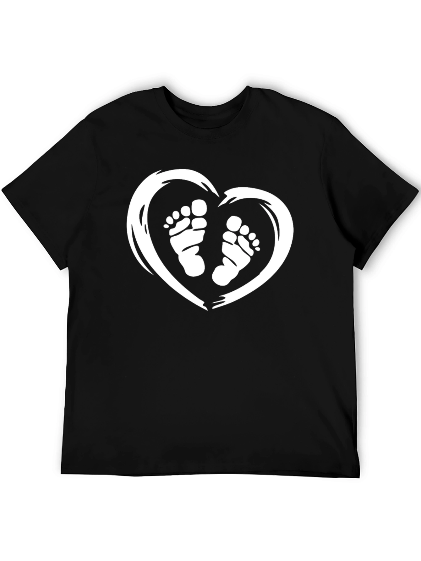 Baby Feet Heart T-Shirt