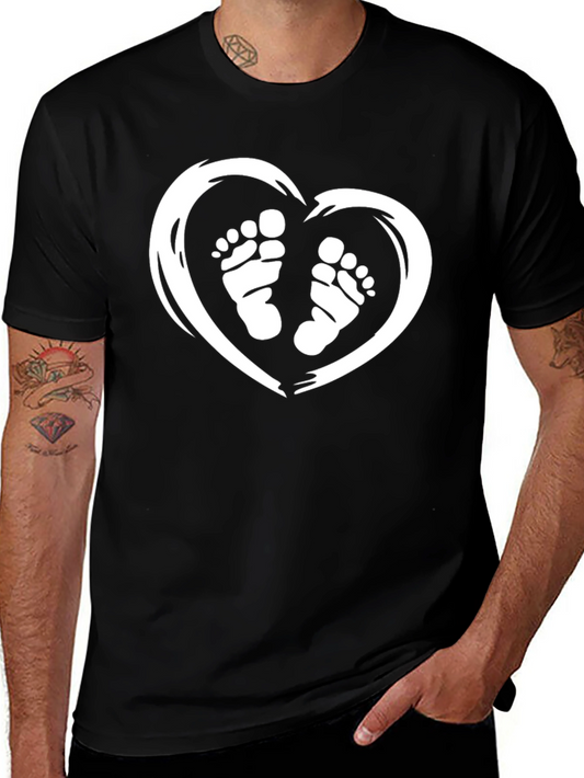 Baby Feet Heart T-Shirt
