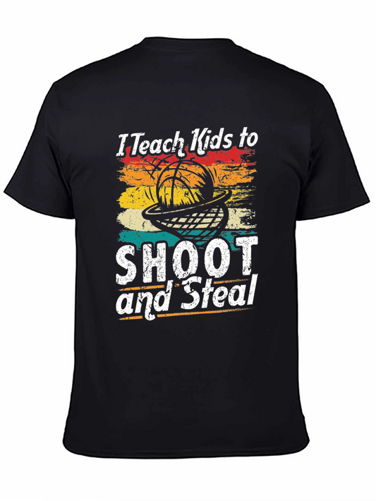 I Teach Kids to Shoot & Steal T-Shirt