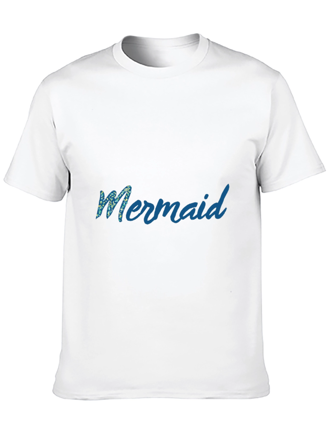 Mermaid Graphic Black T-Shirt