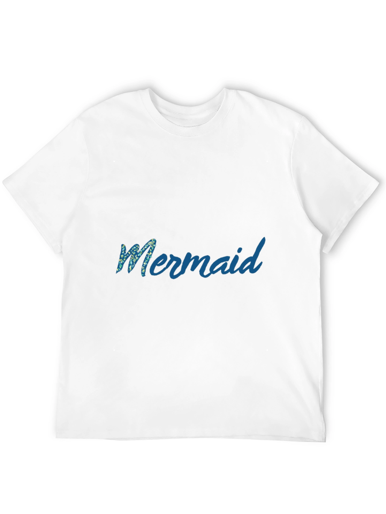 Mermaid Graphic Black T-Shirt