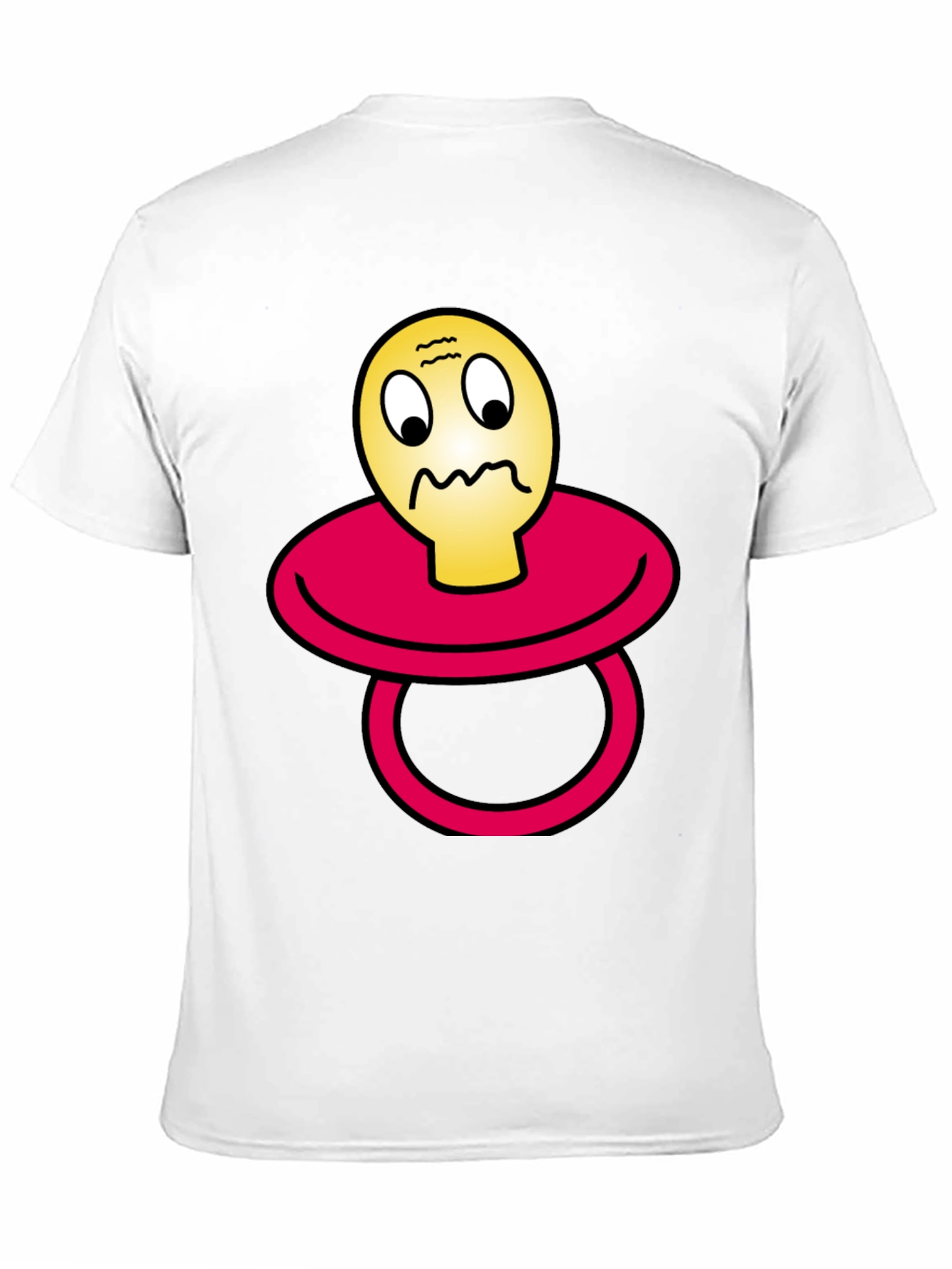 Pacifier Emoji Black T-Shirt