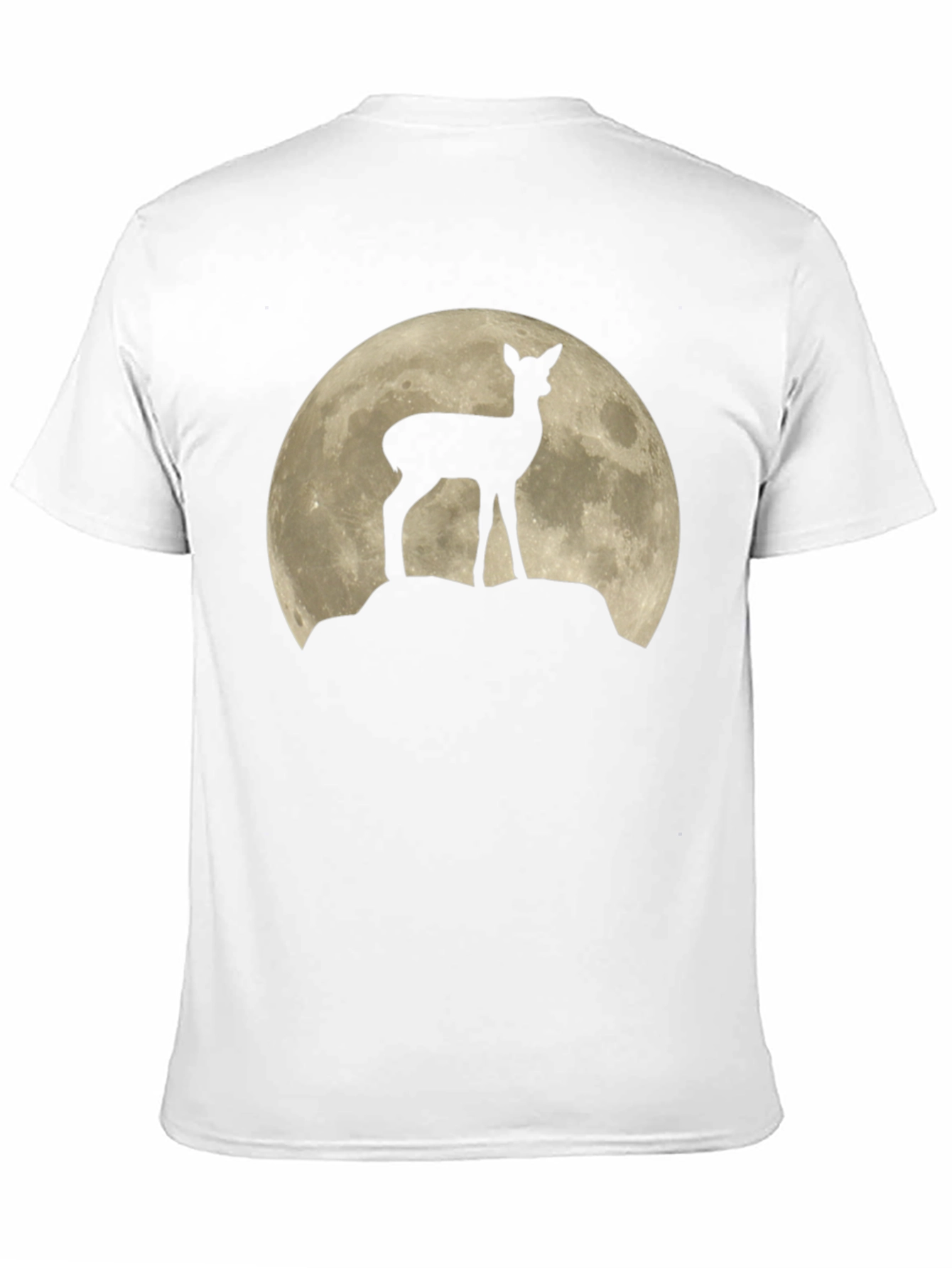 Deer Silhouette Moon Graphic T-Shirt