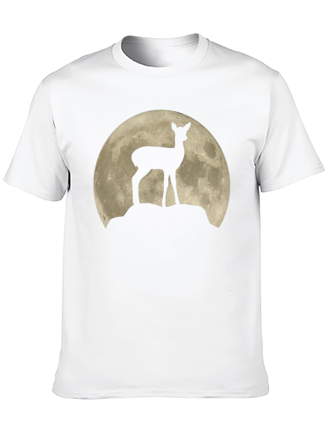 Deer Silhouette Moon Graphic T-Shirt