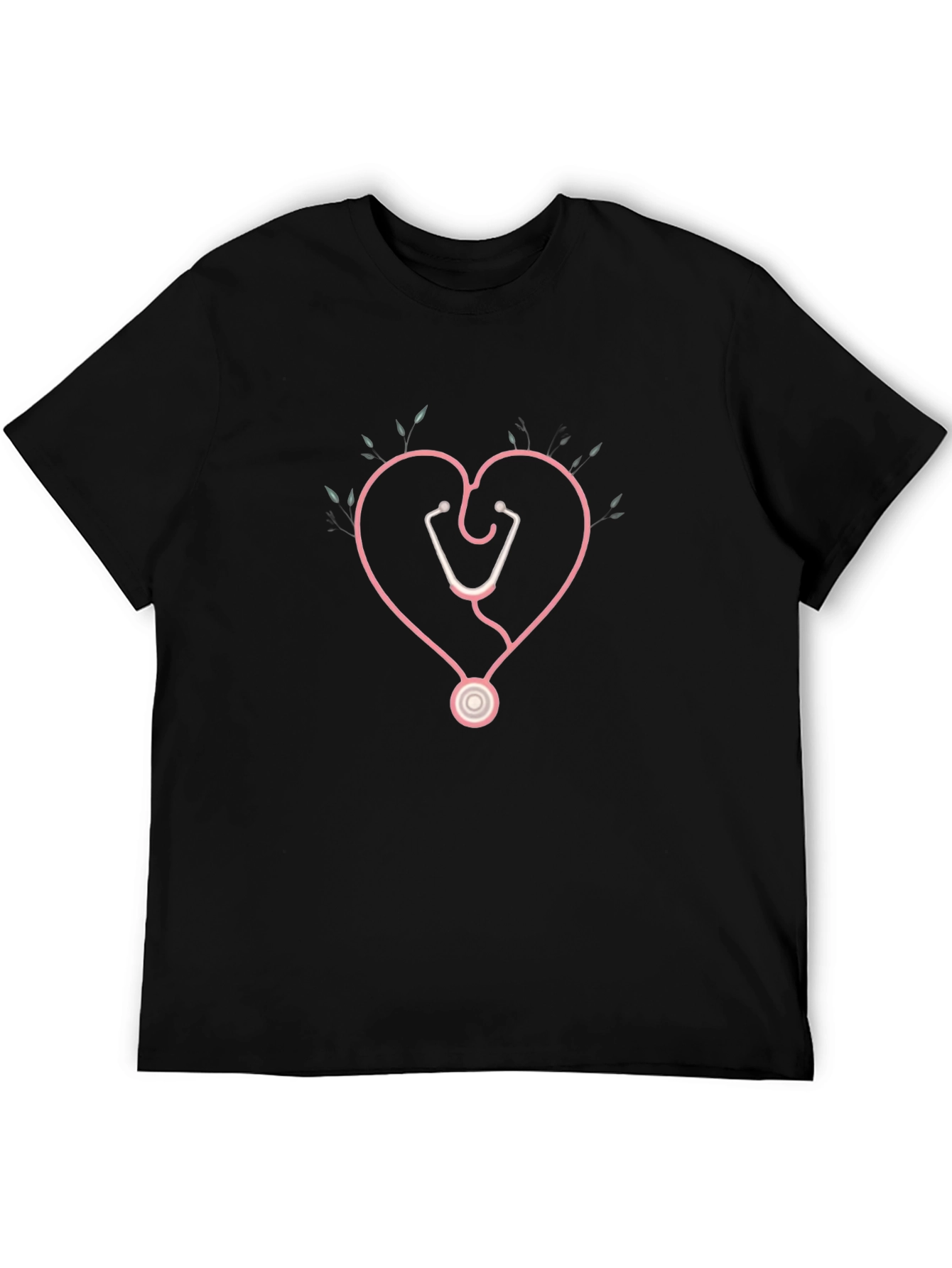 Heart Stethoscope Graphic T-Shirt