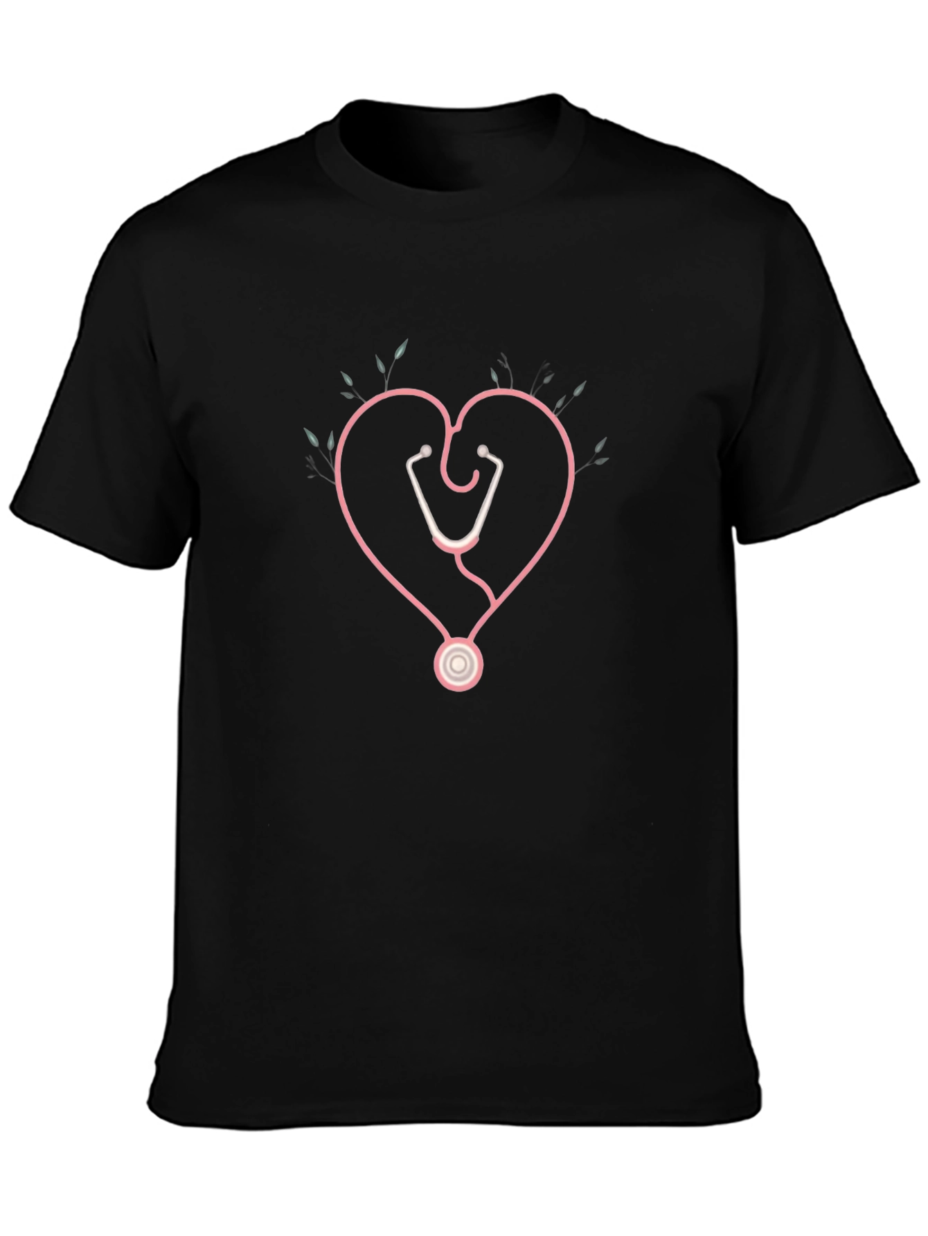 Heart Stethoscope Graphic T-Shirt