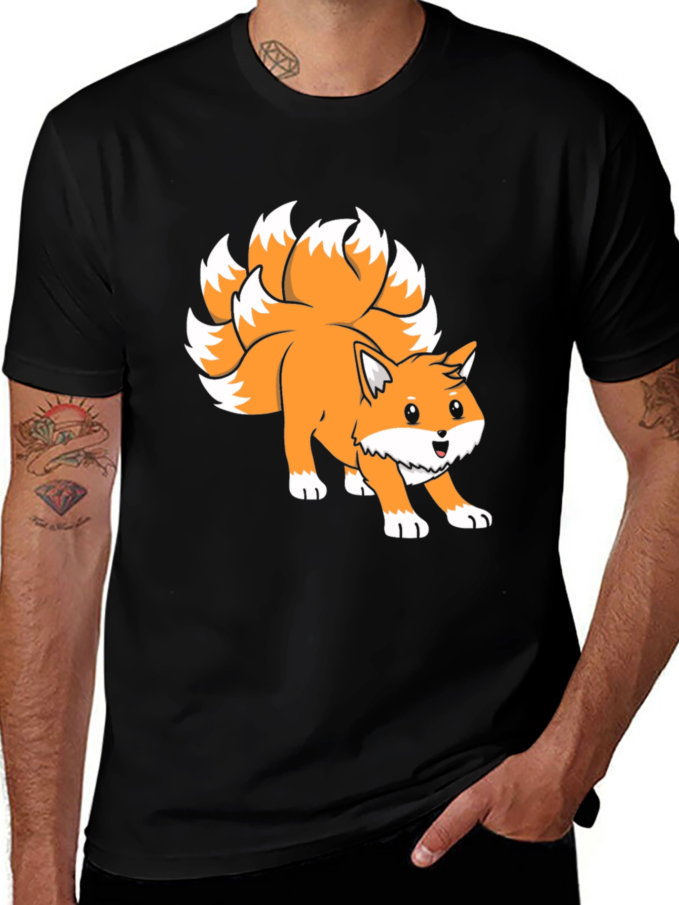 Nine-Tailed Fox Graphic Tee