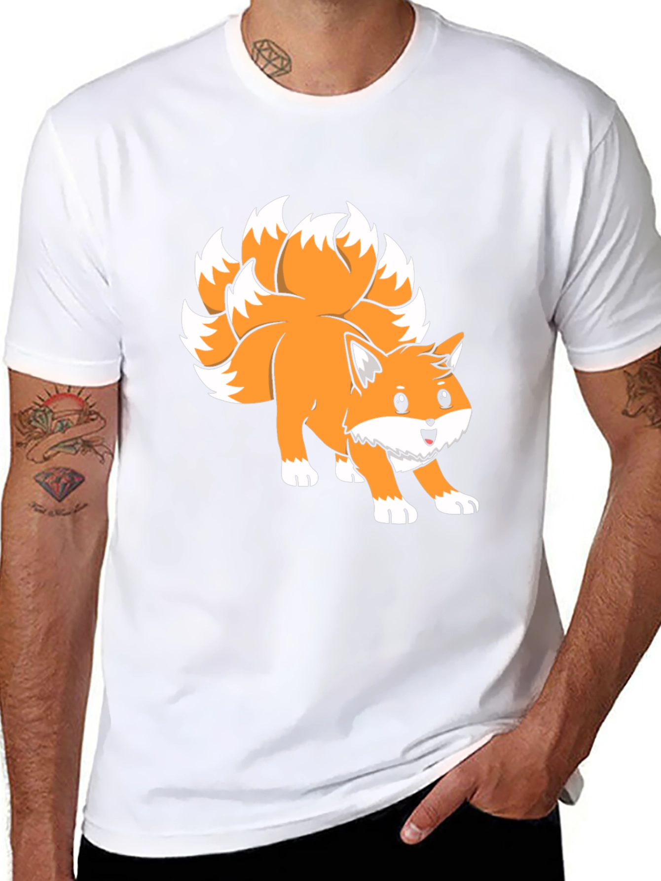 Nine-Tailed Fox Graphic Tee