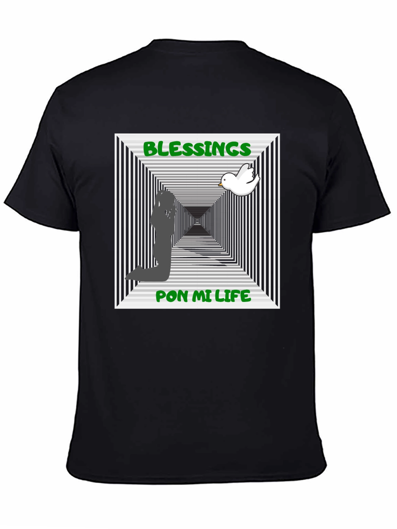 Blessings Pon Mi Life Graphic T-Shirt