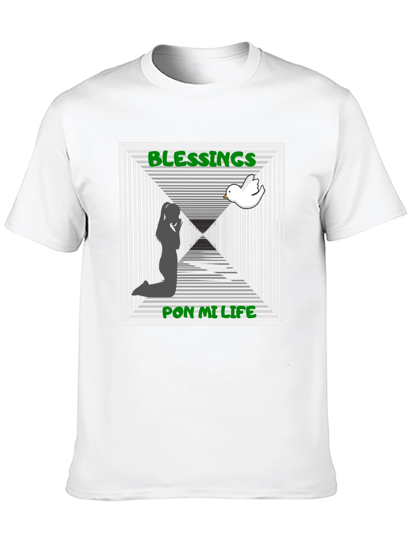 Blessings Pon Mi Life Graphic T-Shirt