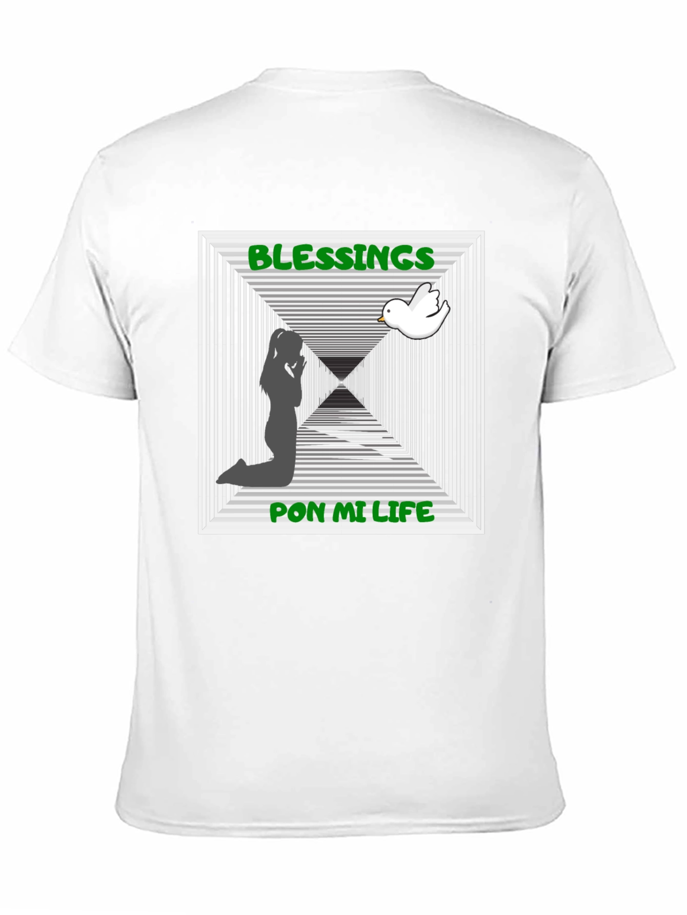 Blessings Pon Mi Life Graphic T-Shirt