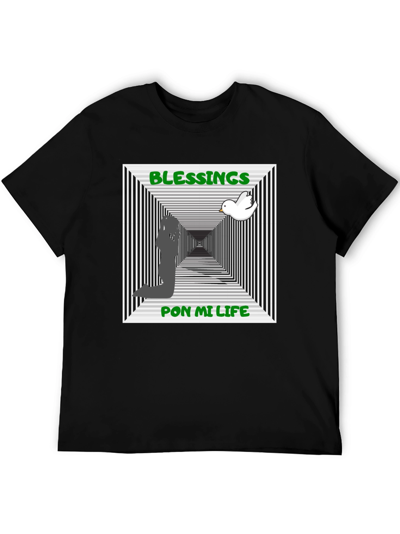 Blessings Pon Mi Life Graphic T-Shirt