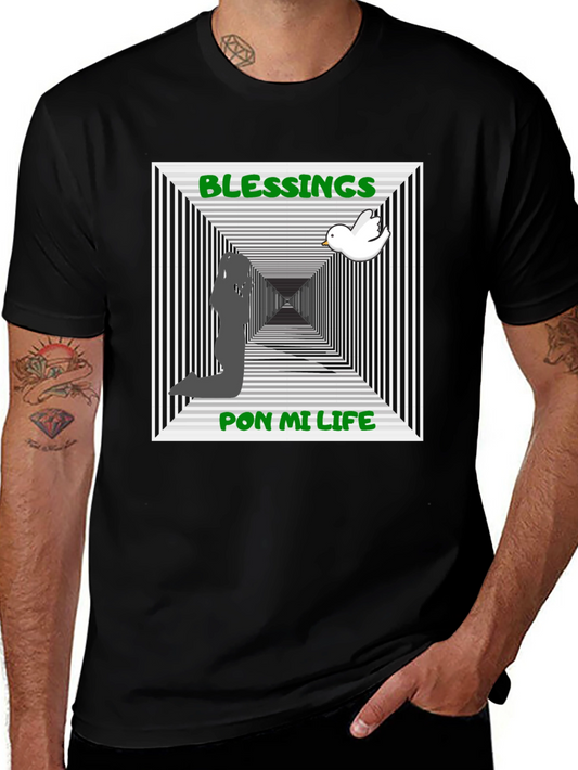 Blessings Pon Mi Life Graphic T-Shirt