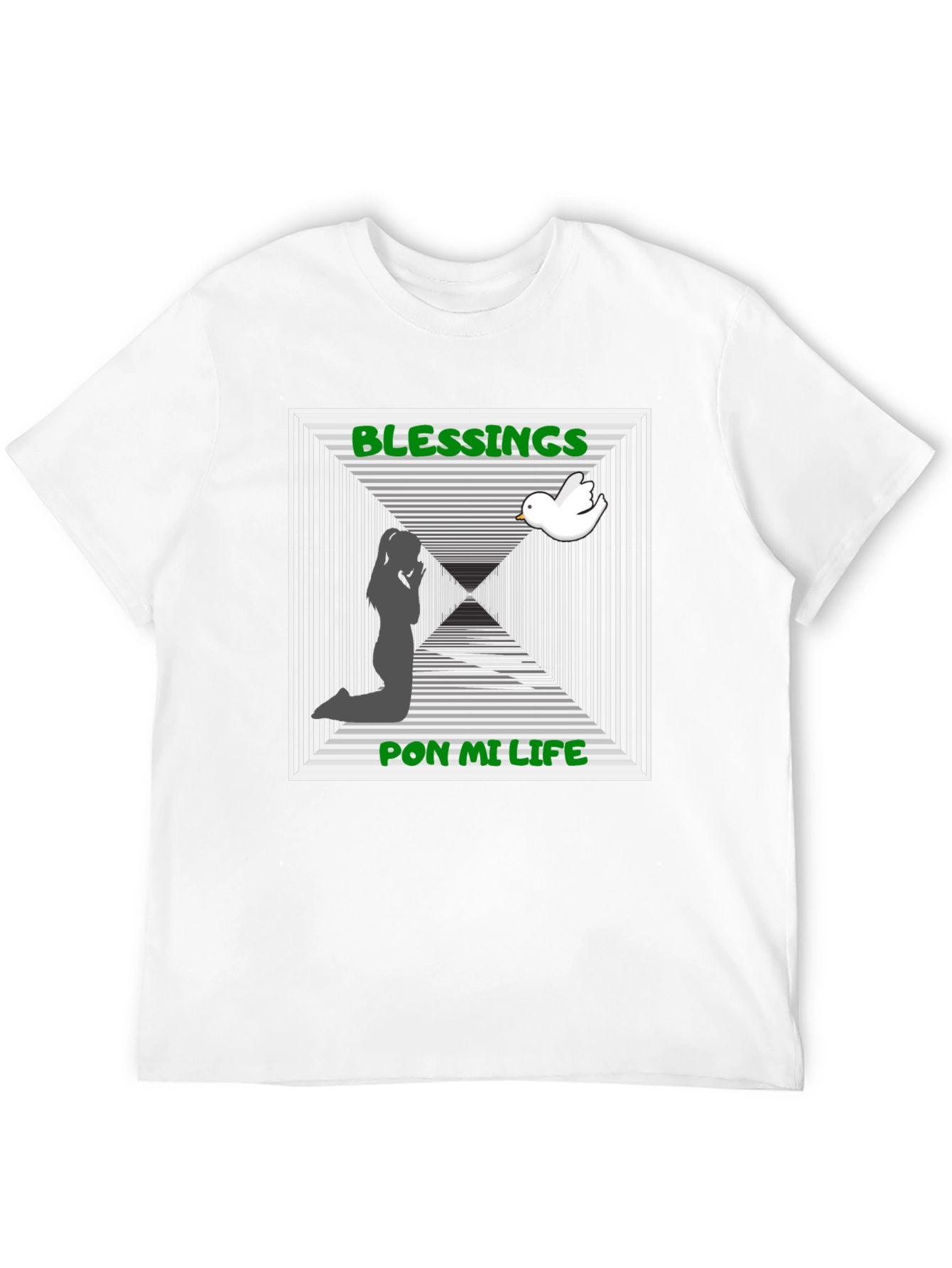 Blessings Pon Mi Life Graphic T-Shirt