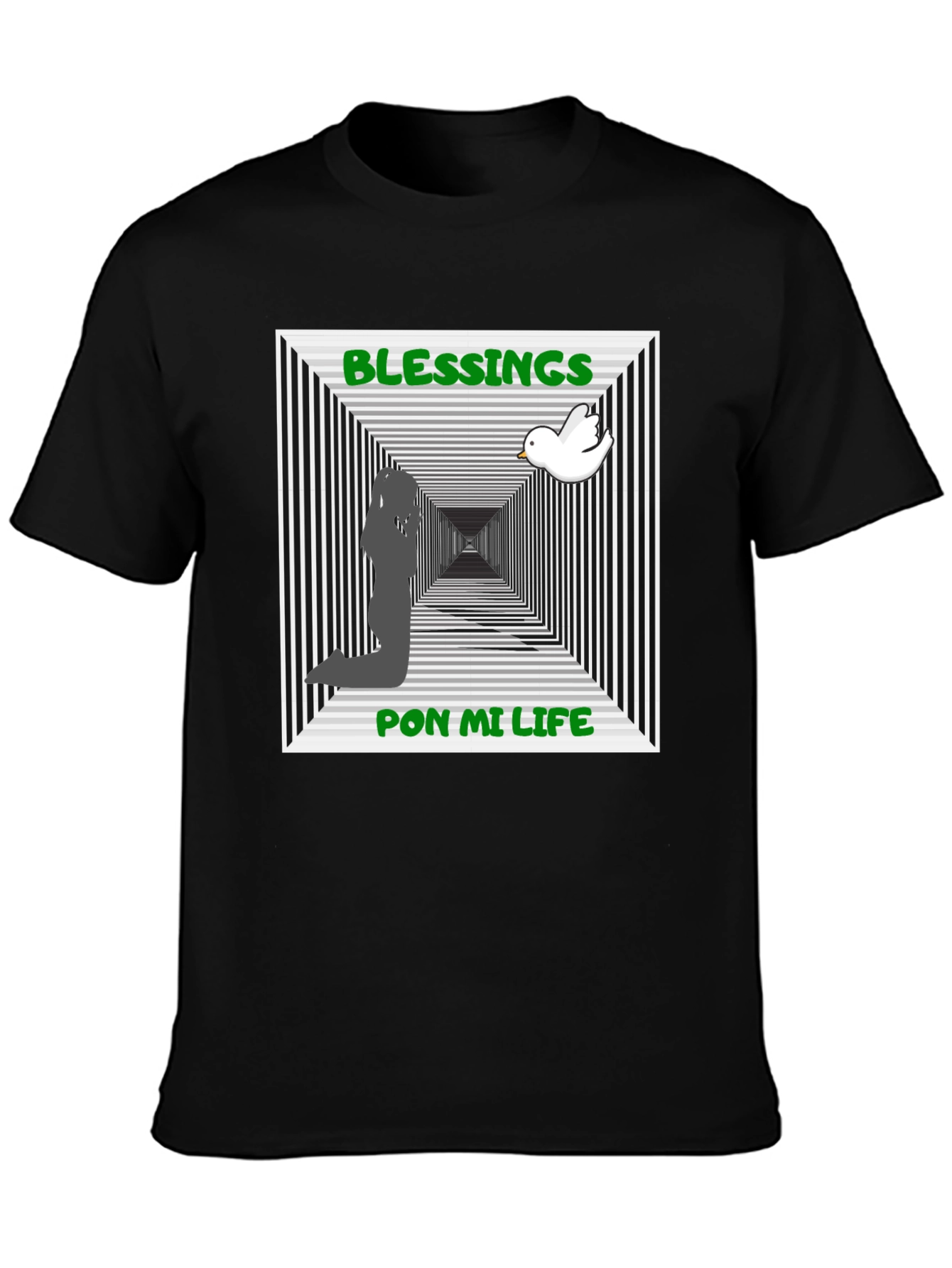 Blessings Pon Mi Life Graphic T-Shirt