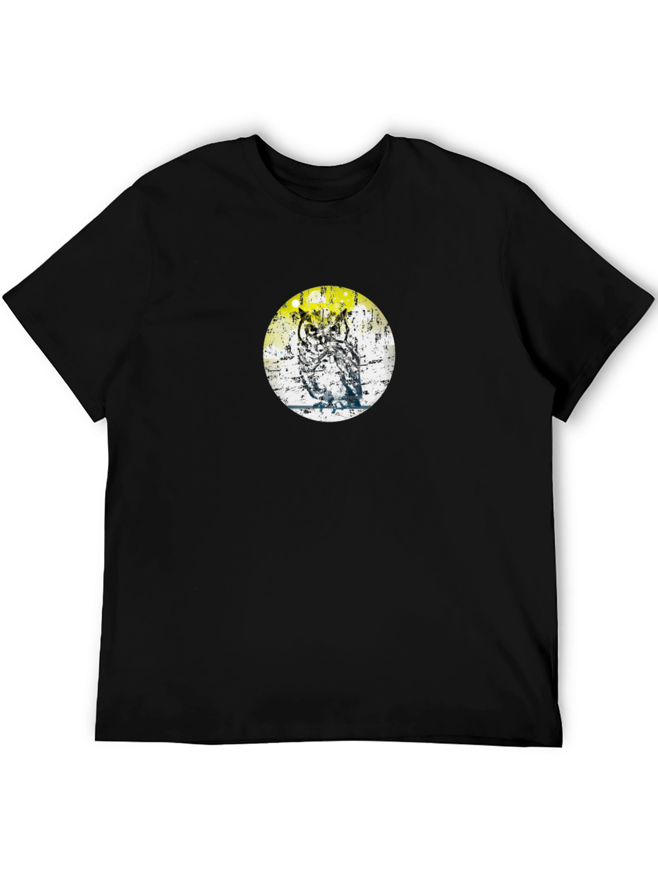 Owl Graphic Tee - Trendy Print T-Shirt